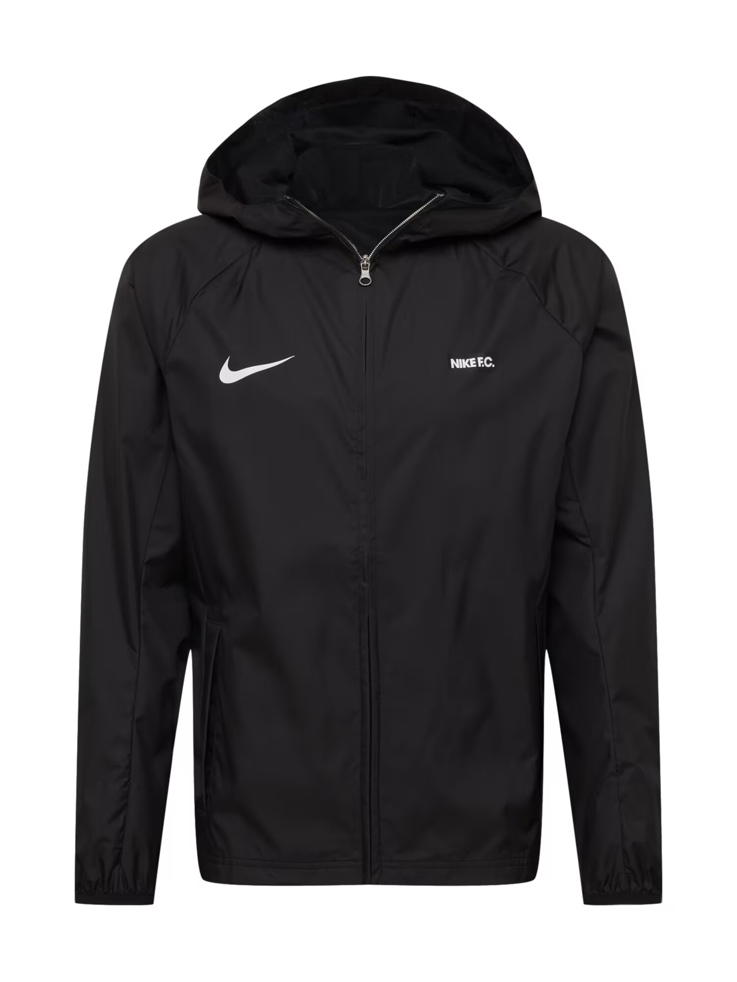 Nike Sportswear Φθινοπωρινό και ανοιξιάτικο μπουφάν μαύρο / λευκό - Pepit.gr