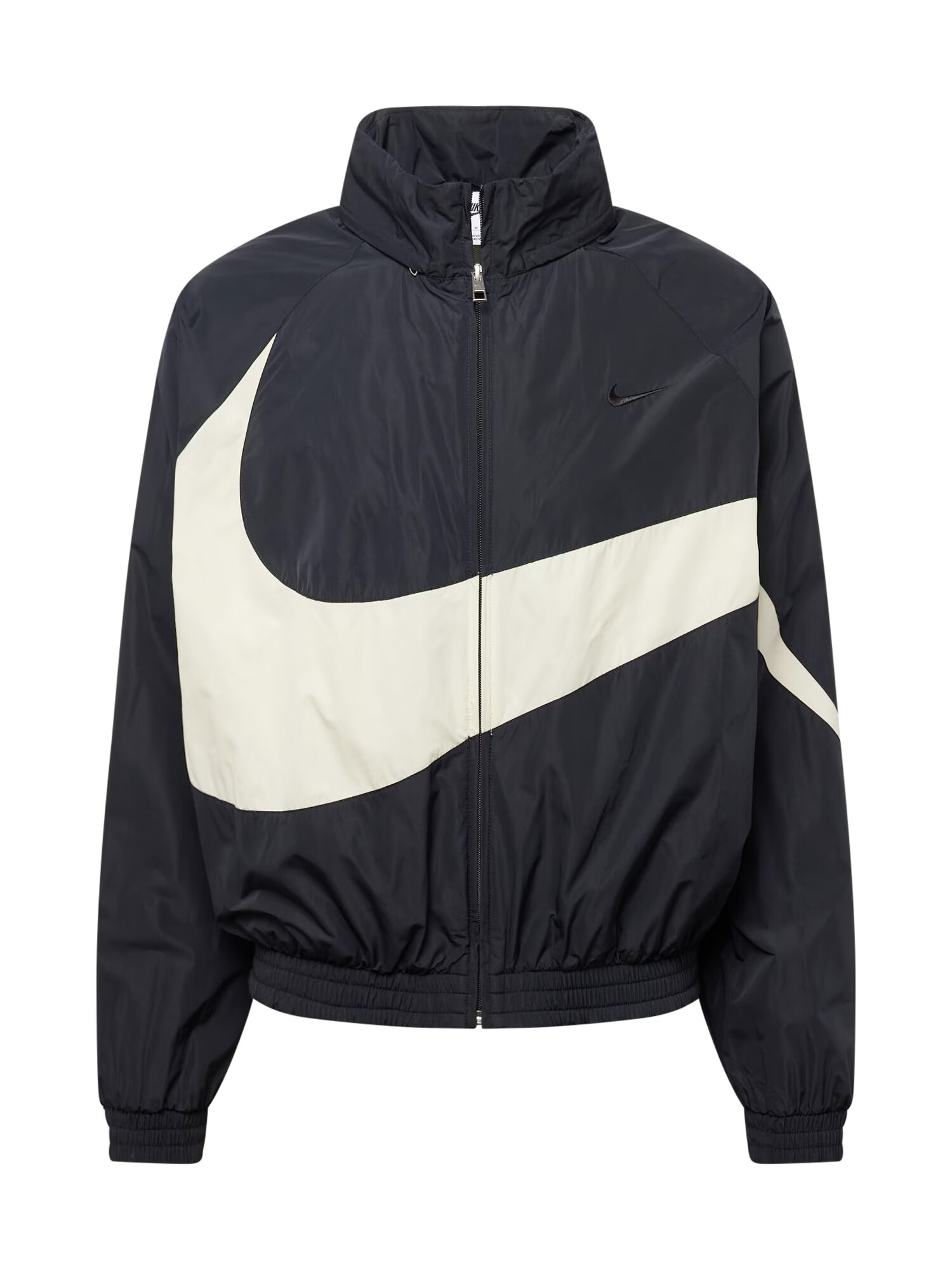 Nike Sportswear Φθινοπωρινό και ανοιξιάτικο μπουφάν μαύρο / λευκό - Pepit.gr