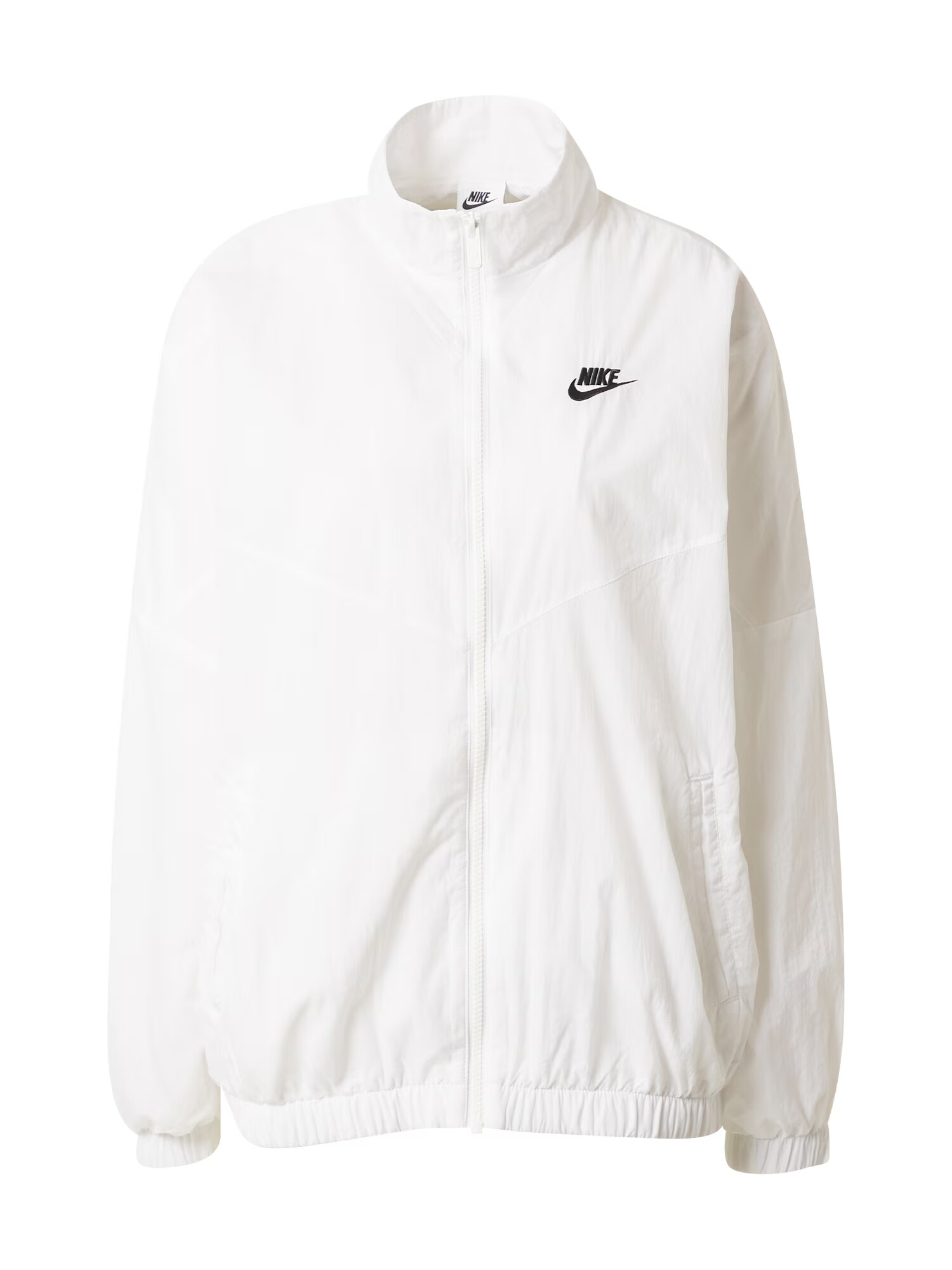 Nike Sportswear Φθινοπωρινό και ανοιξιάτικο μπουφάν μαύρο / λευκό - Pepit.gr