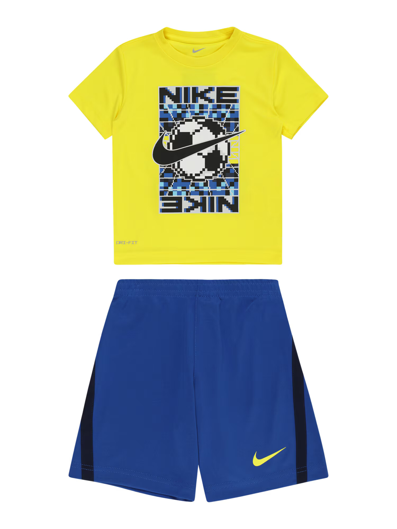 Nike Sportswear Σετ μπλε ρουά / κίτρινο / ανοικτό γκρι / μαύρο - Pepit.gr