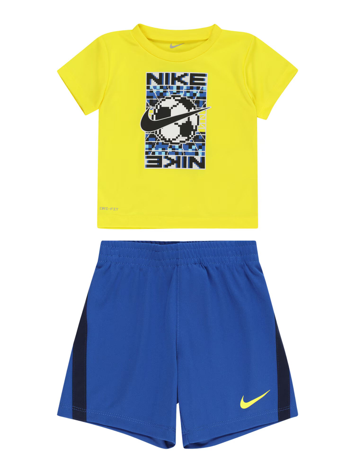 Nike Sportswear Σετ μπλε ρουά / κίτρινο / μαύρο / λευκό - Pepit.gr