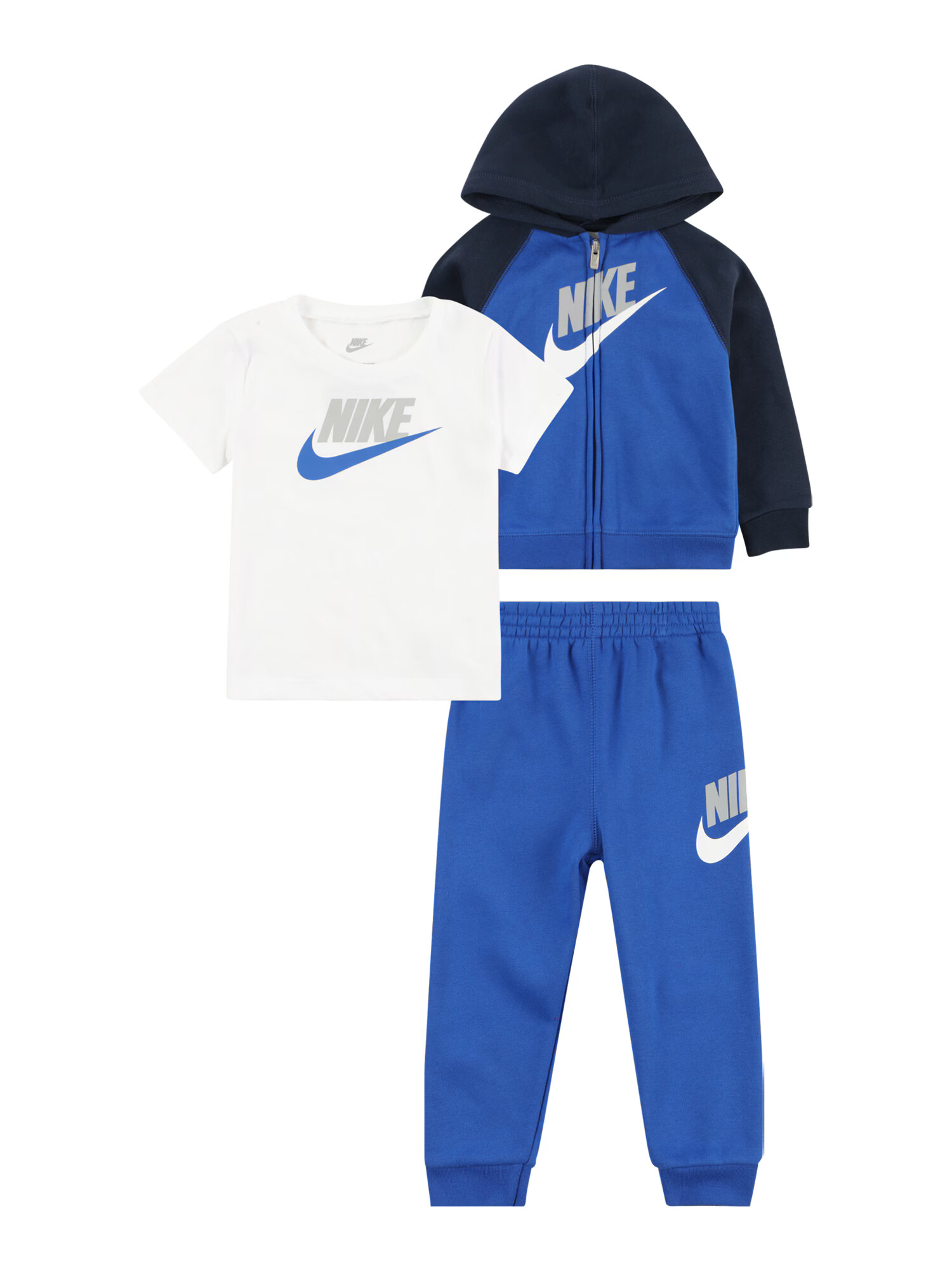 Nike Sportswear Σετ ναυτικό μπλε / μπλε ρουά / γκρι / λευκό - Pepit.gr