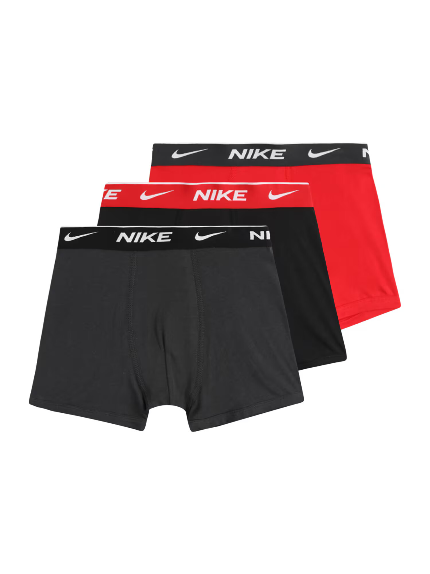 Nike Sportswear Σλιπ ανθρακί / κόκκινο / μαύρο / λευκό - Pepit.gr