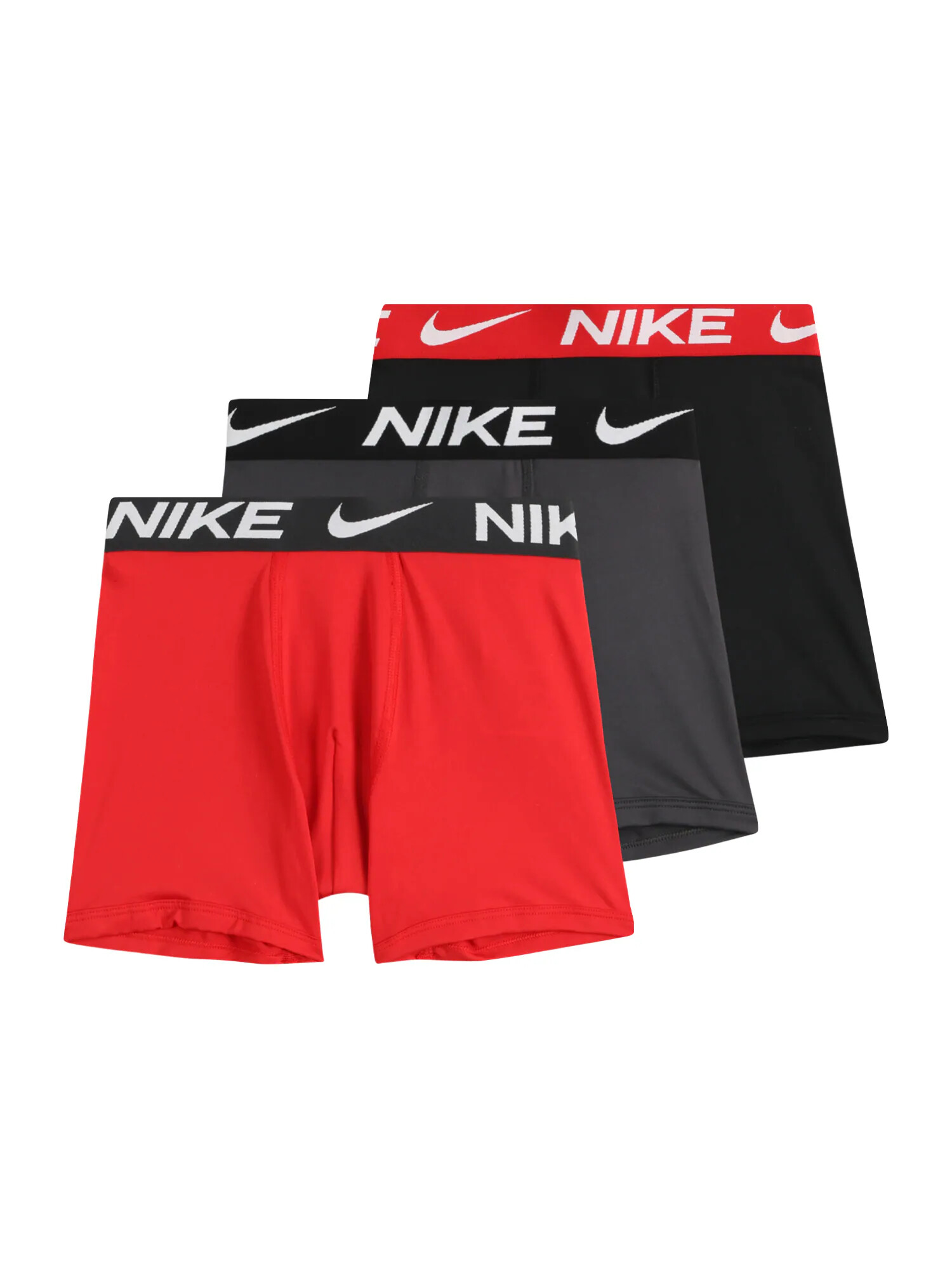 Nike Sportswear Σλιπ σκούρο γκρι / κόκκινο / μαύρο / λευκό - Pepit.gr