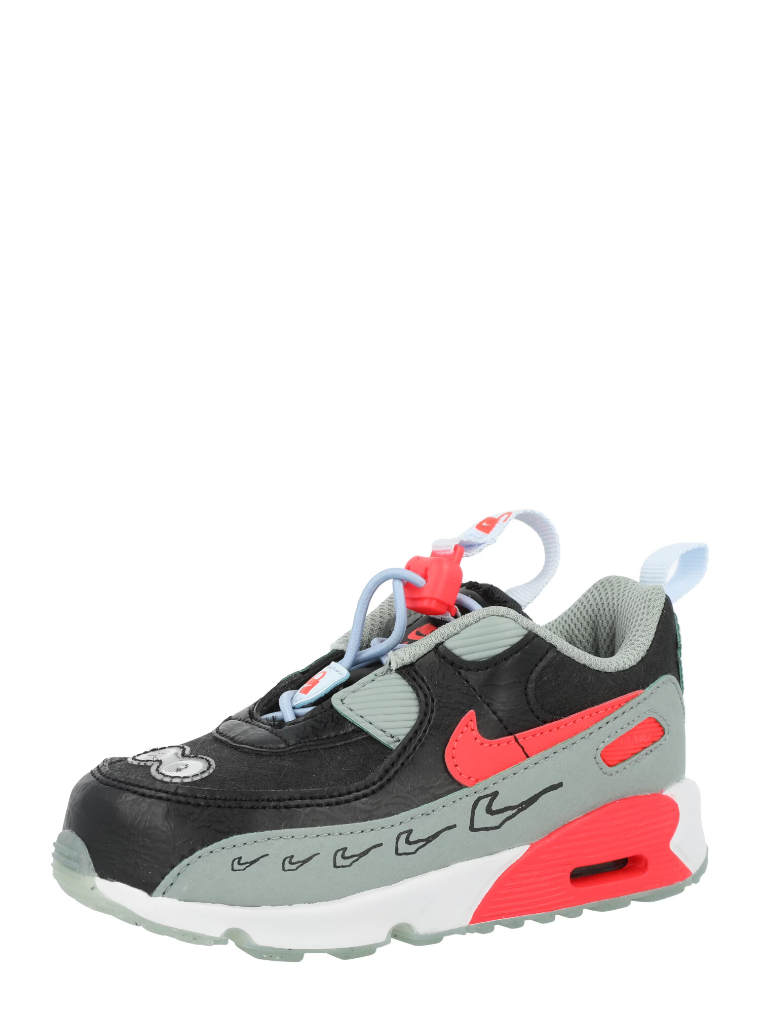 Nike Sportswear Σνίκερ 'Air Max 90 Toggle SE' γκρι καπνού / καρπουζί / μαύρο / λευκό - Pepit.gr