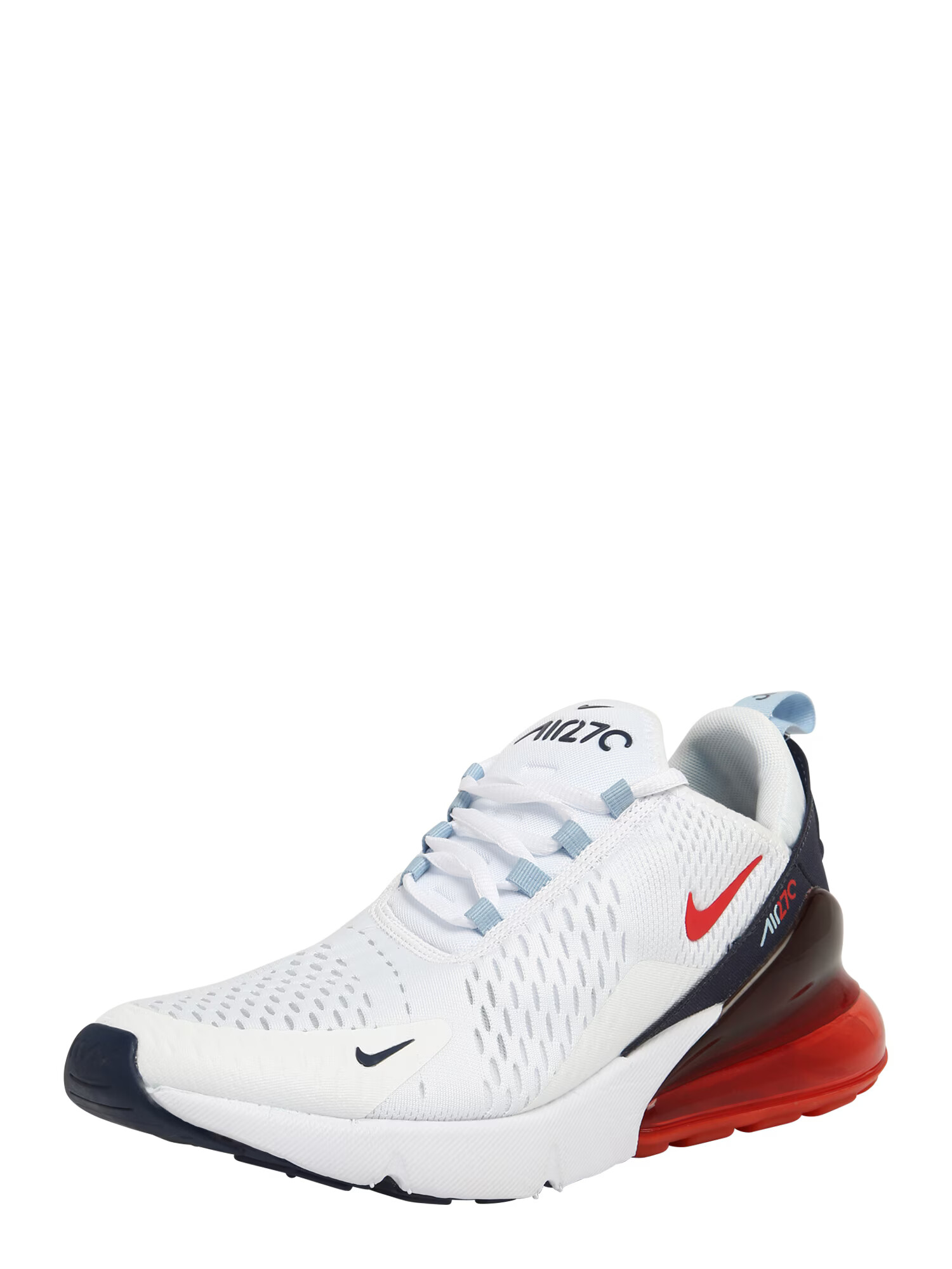 Nike Sportswear Σνίκερ χαμηλό 'AIR MAX 270' κόκκινο φωτιάς / μαύρο / λευκό - Pepit.gr