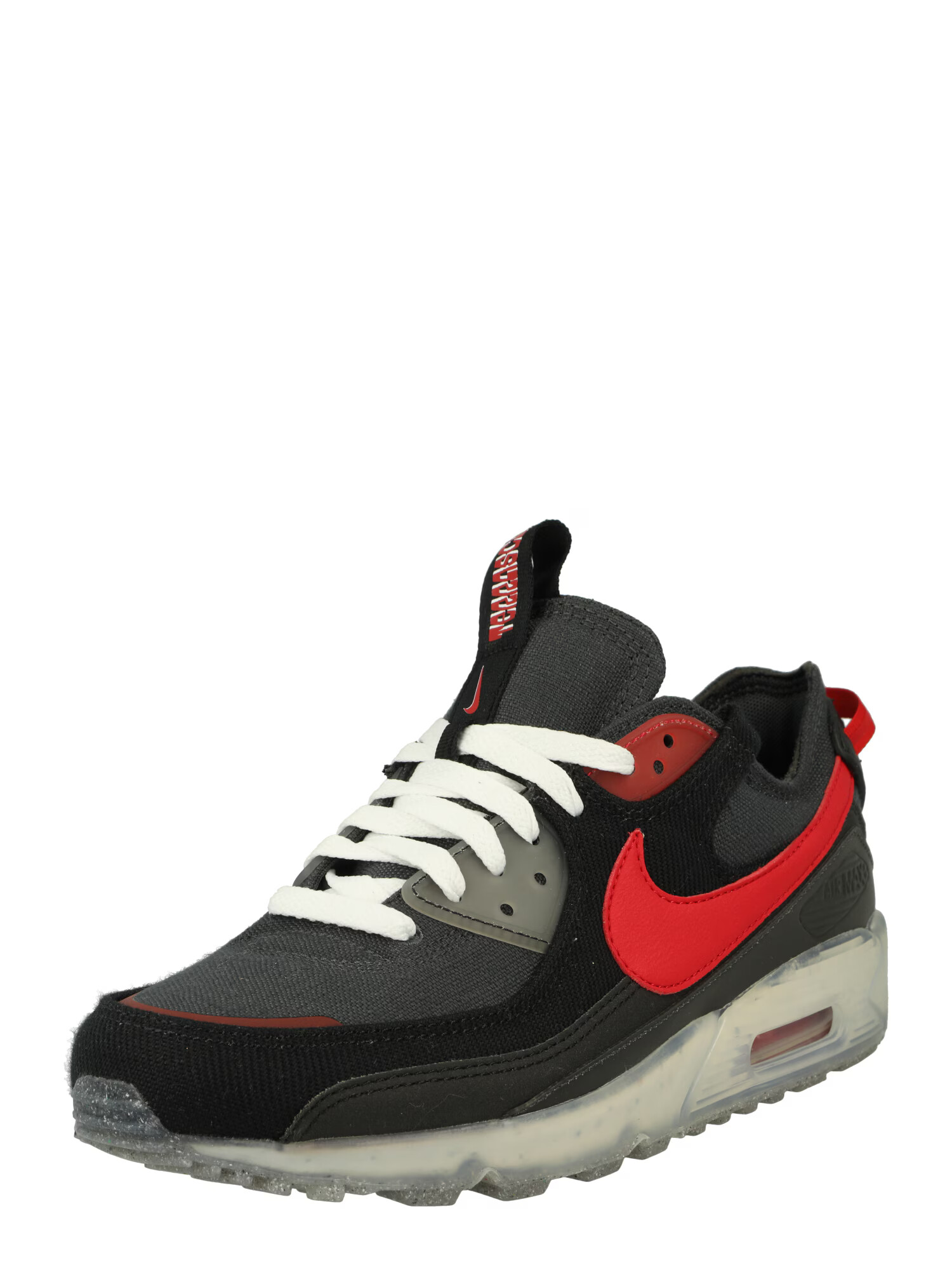 Nike Sportswear Σνίκερ χαμηλό 'AIR MAX TERRASCAPE 90' σκούρο γκρι / κόκκινο φωτιάς / μαύρο / λευκό - Pepit.gr