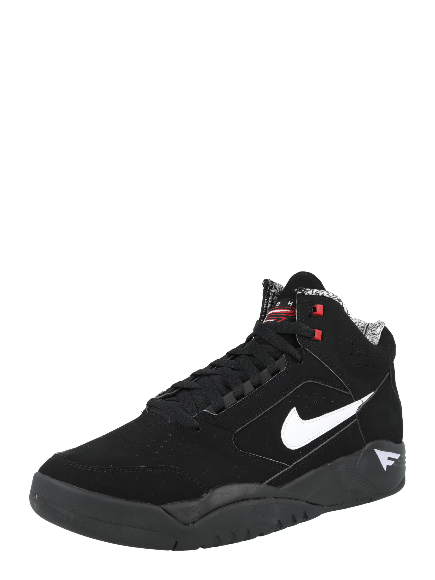 Nike Sportswear Σνίκερ ψηλό 'AIR FLIGHT LITE' μαύρο / λευκό - Pepit.gr