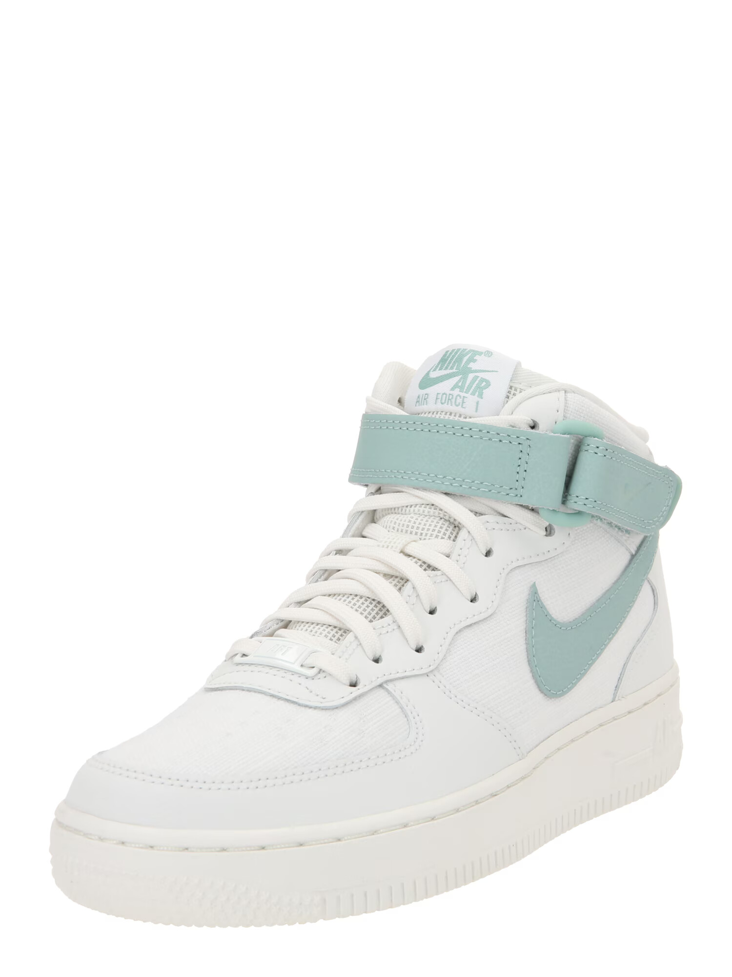 Nike Sportswear Σνίκερ ψηλό 'AIR FORCE 1 07 MID' γαλαζοπράσινο / λευκό - Pepit.gr