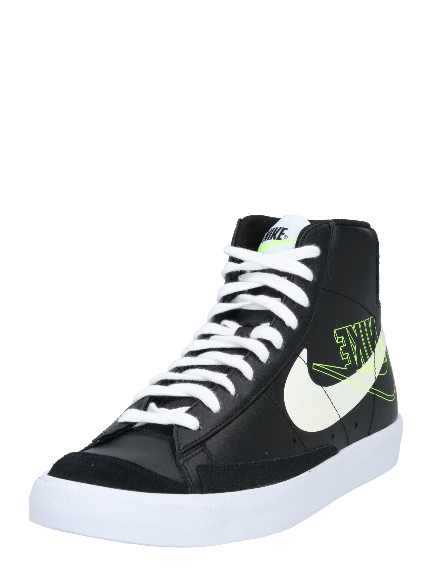 Nike Sportswear Σνίκερ ψηλό 'BLAZER' μαύρο / λευκό - Pepit.gr