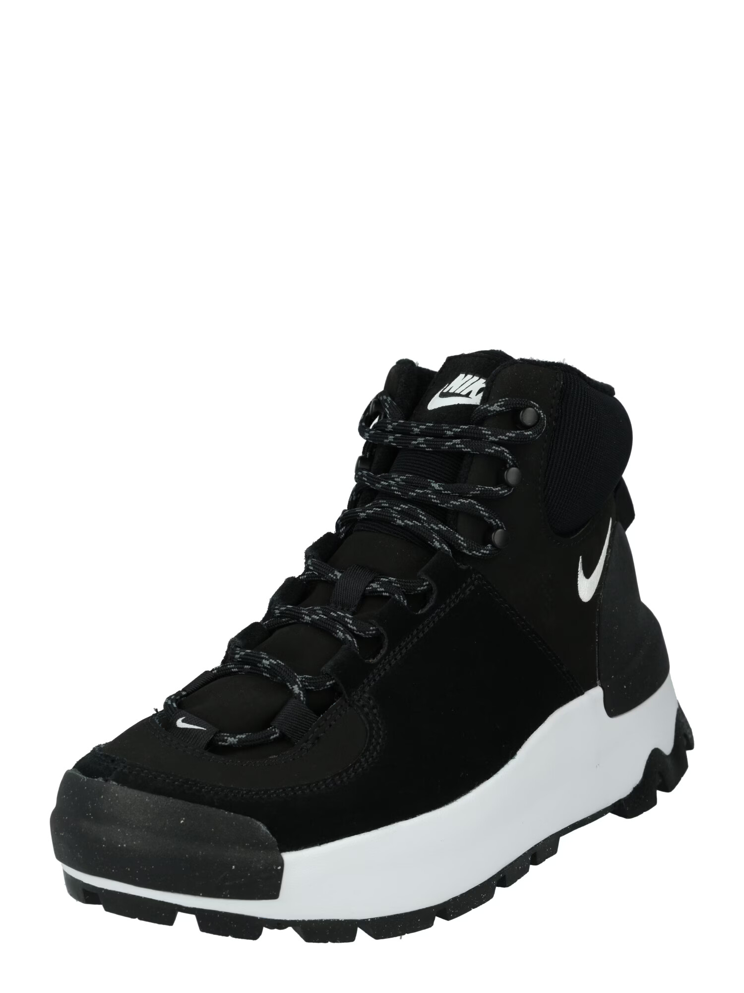 Nike Sportswear Μποτάκι με κορδόνια 'CITY CLASSIC BOOT' μαύρο / λευκό - Pepit.gr