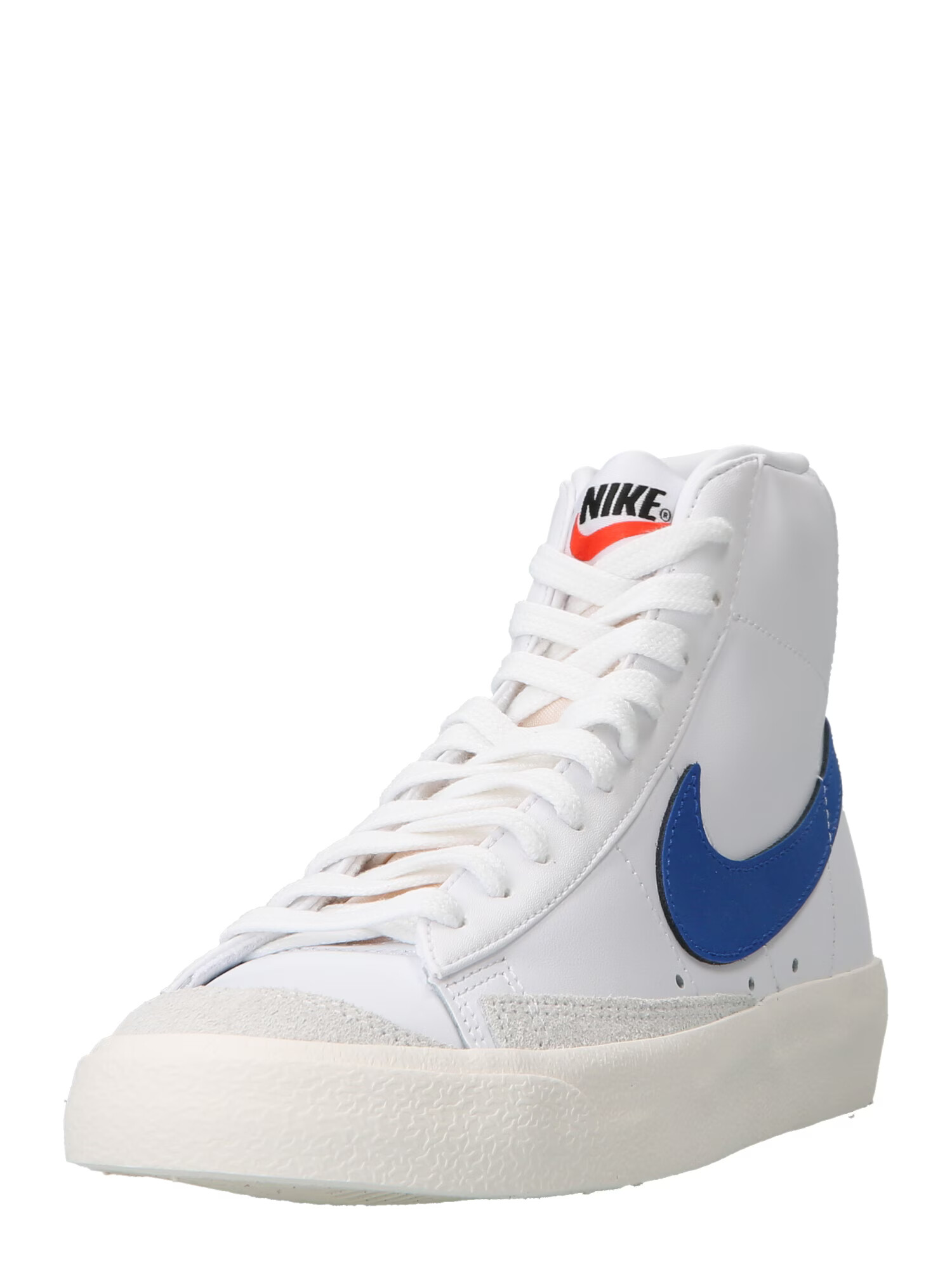 Nike Sportswear Σνίκερ ψηλό 'Blazer Mid 77' μπλε ρουά / ανοικτό κόκκινο / λευκό - Pepit.gr