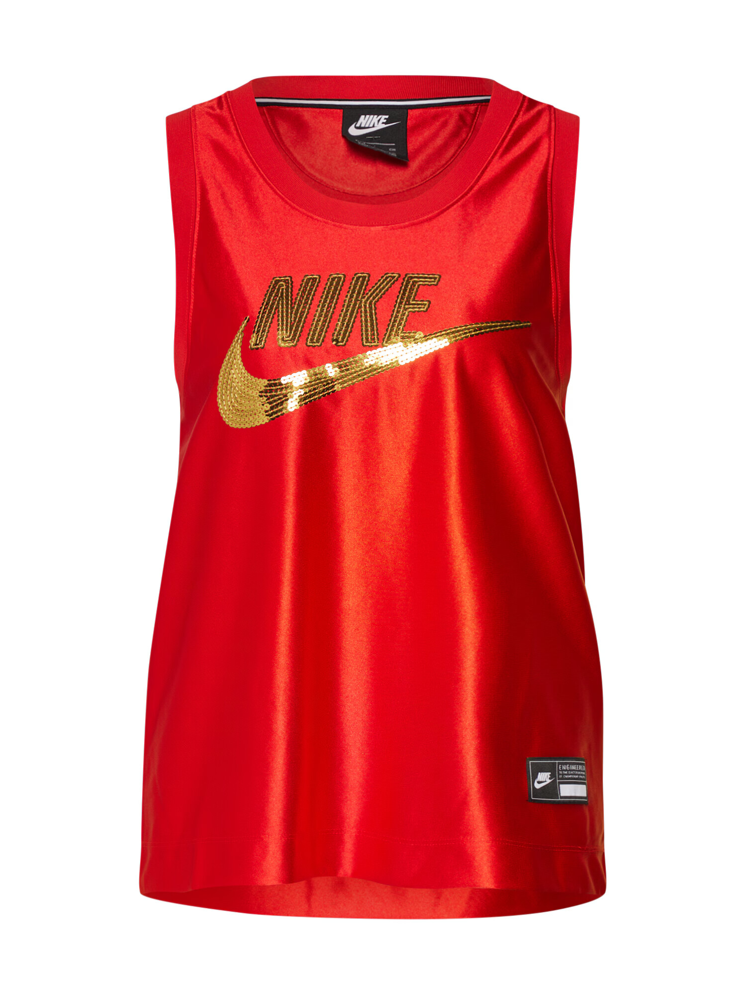 Nike Sportswear Τοπ χρυσό / κόκκινο - Pepit.gr