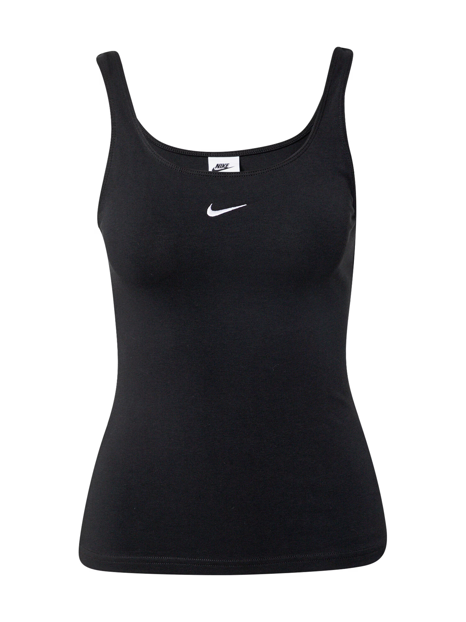 Nike Sportswear Τοπ 'Essential' μαύρο / λευκό - Pepit.gr