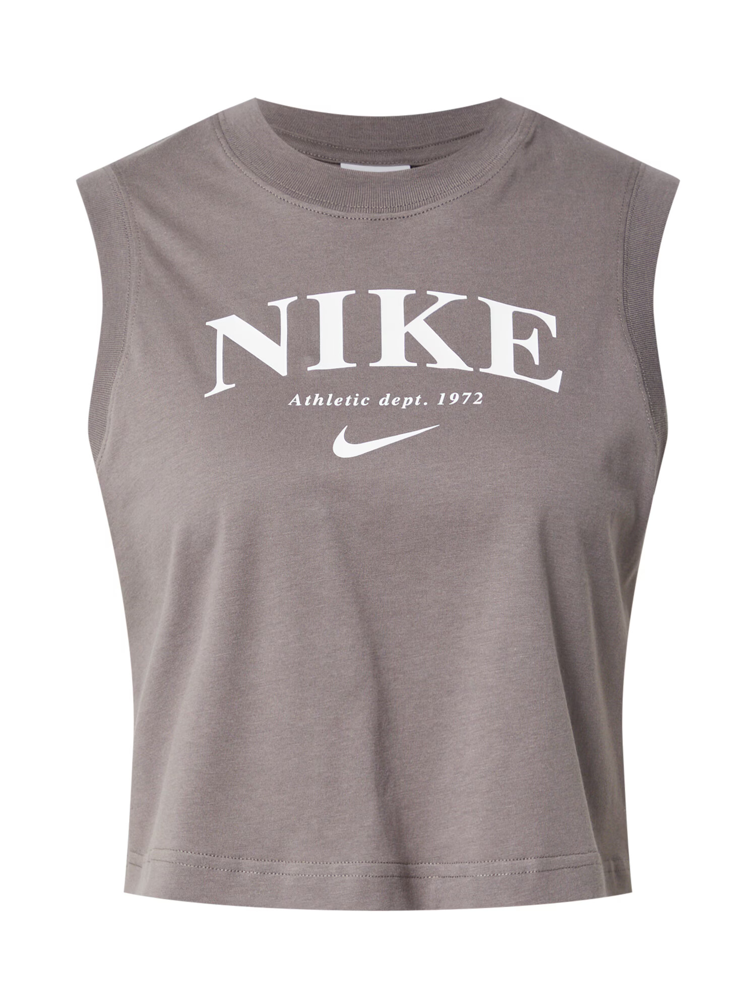 Nike Sportswear Τοπ τέφρα / λευκό - Pepit.gr