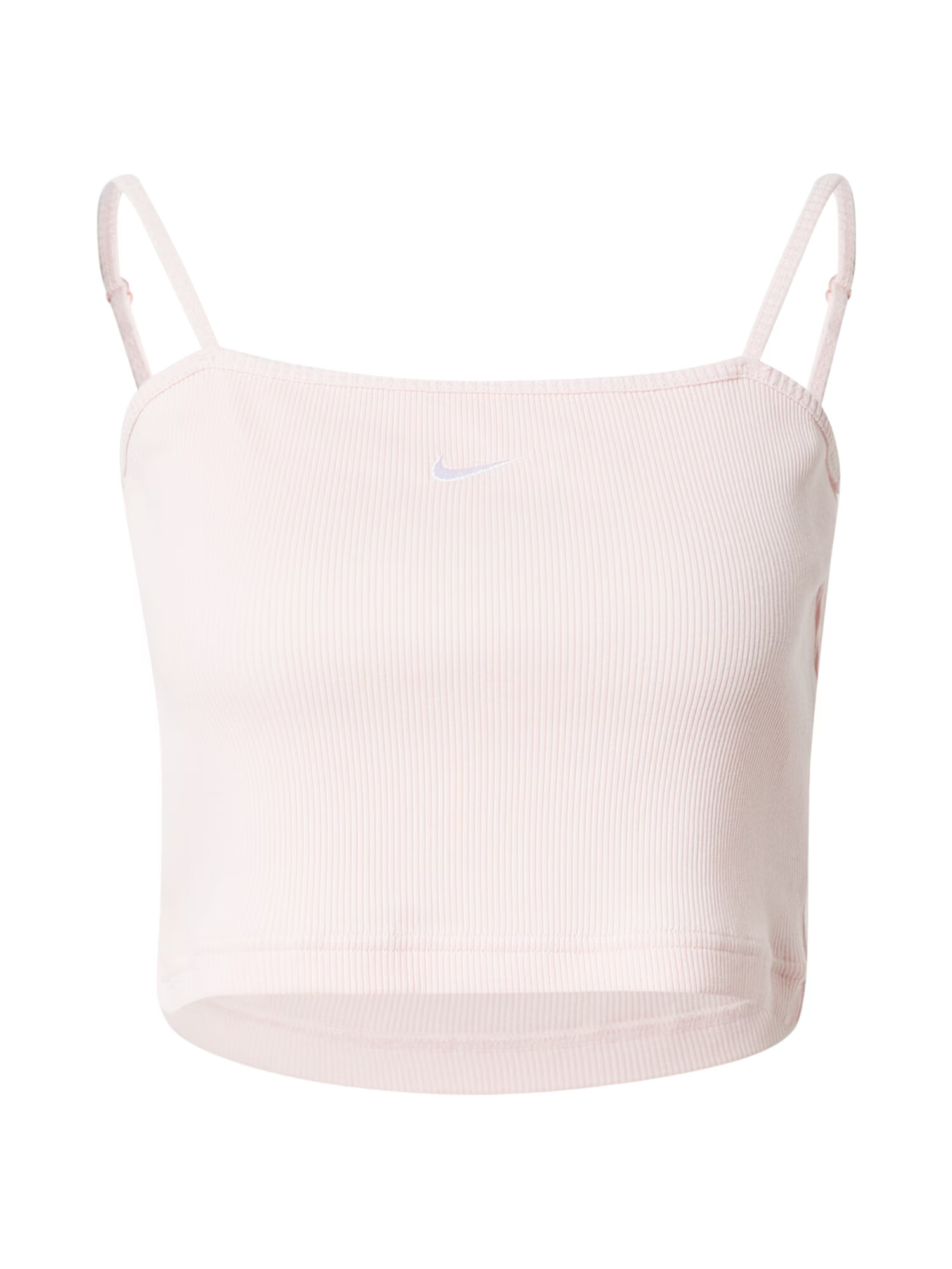 Nike Sportswear Τοπ 'W NSW ESSNTL RIB CROP TOP' ρόδινο / offwhite - Pepit.gr