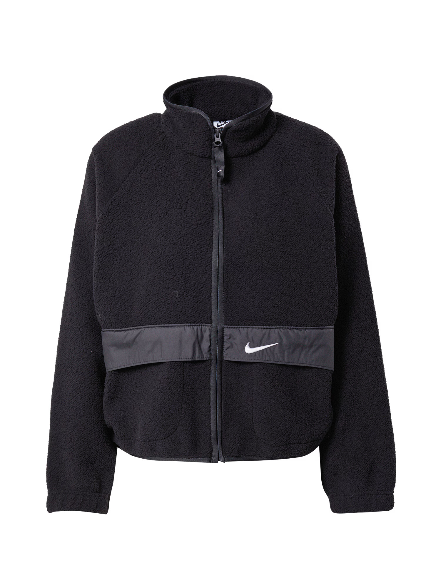 Nike Sportswear Ζακέτα φλις μαύρο / λευκό - Pepit.gr