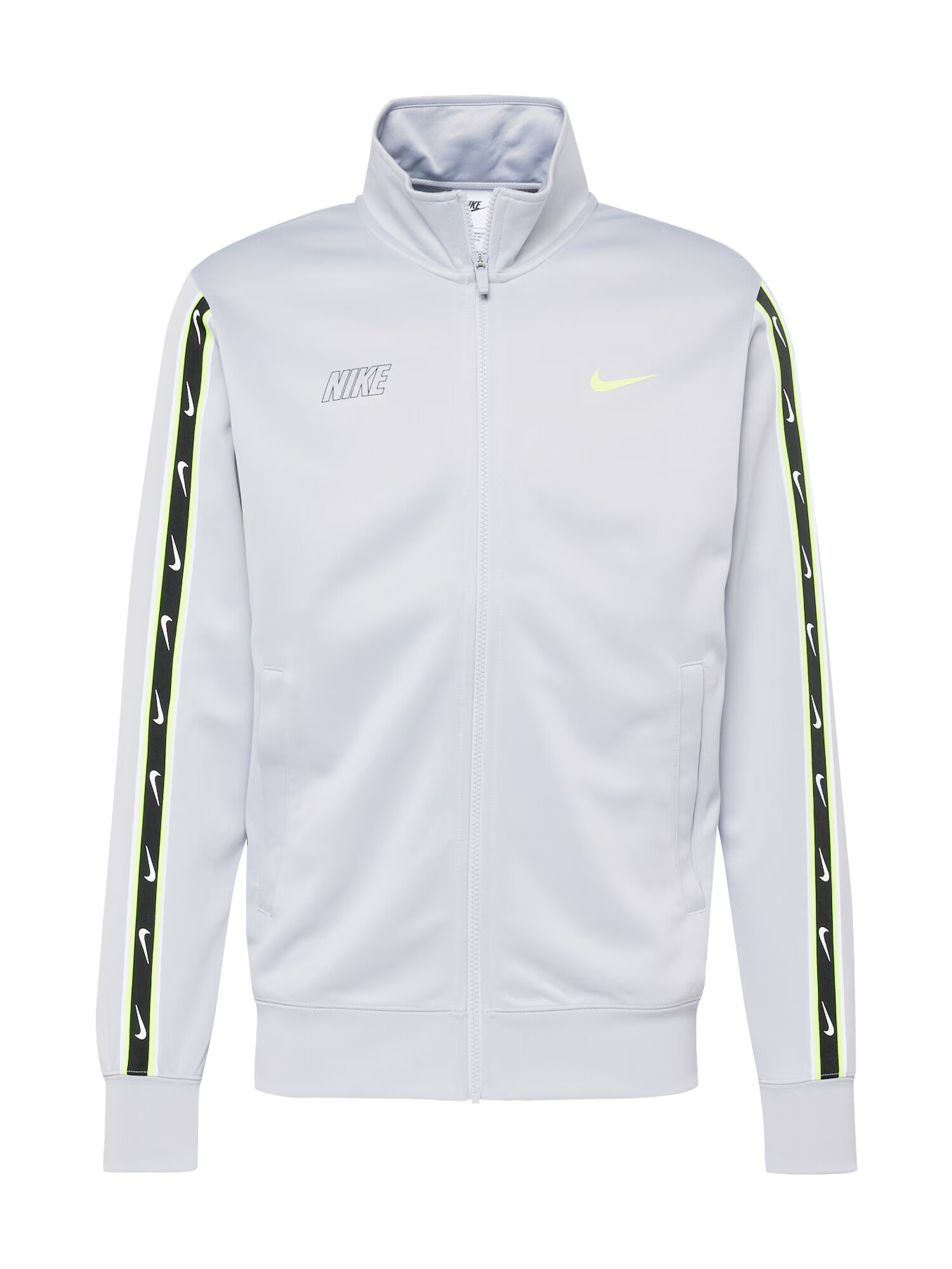 Nike Sportswear Ζακέτα φούτερ ανοικτό γκρι / ανοικτό πράσινο / μαύρο - Pepit.gr