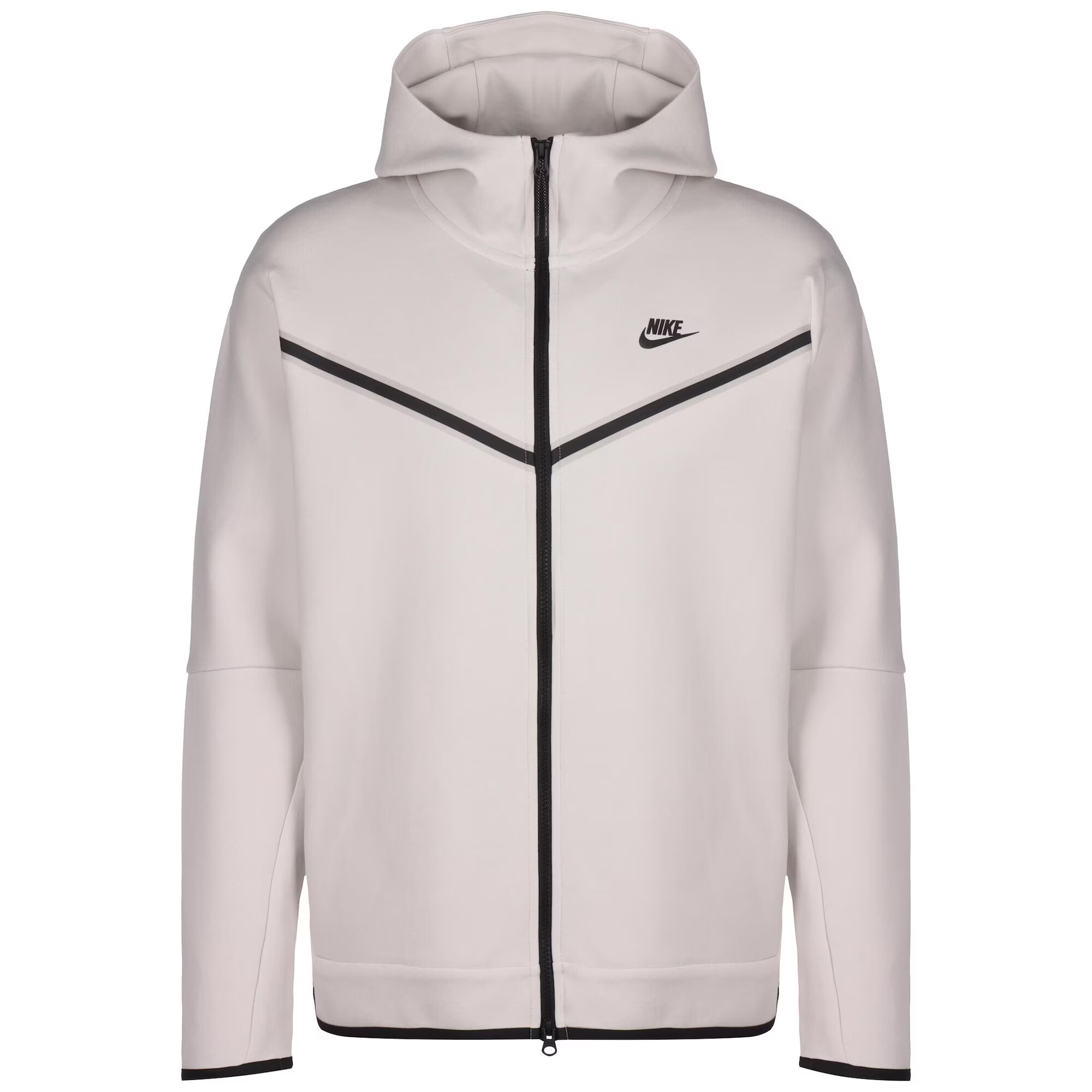 Nike Sportswear Ζακέτα φούτερ ανοικτό μπεζ / μαύρο - Pepit.gr