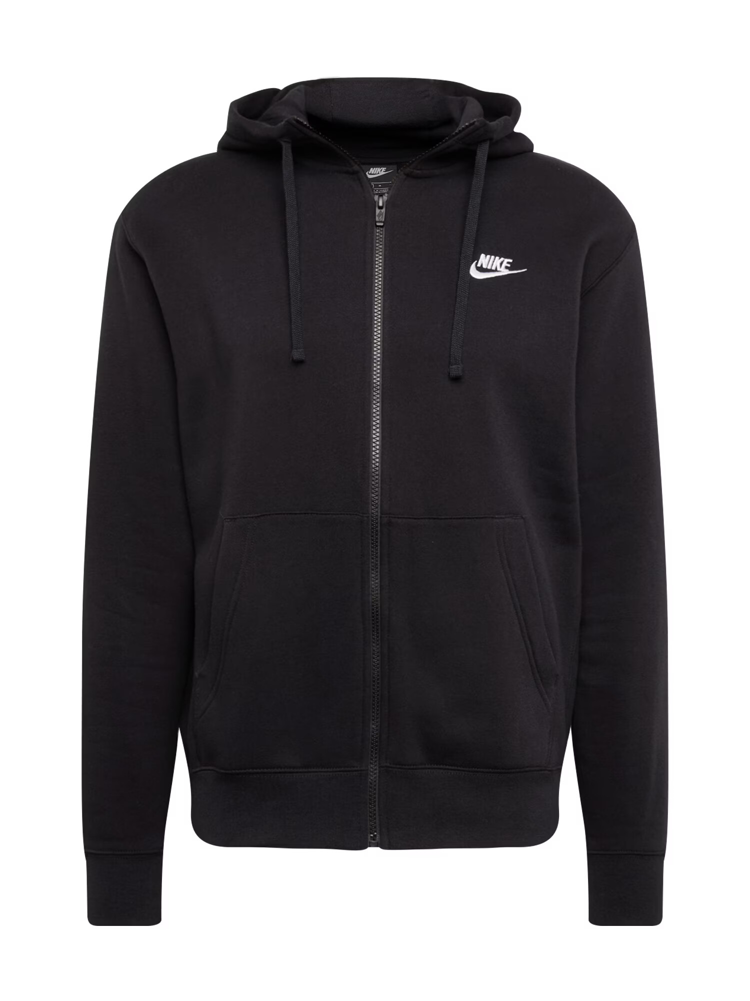 Nike Sportswear Ζακέτα φούτερ 'Club Fleece' μαύρο - Pepit.gr