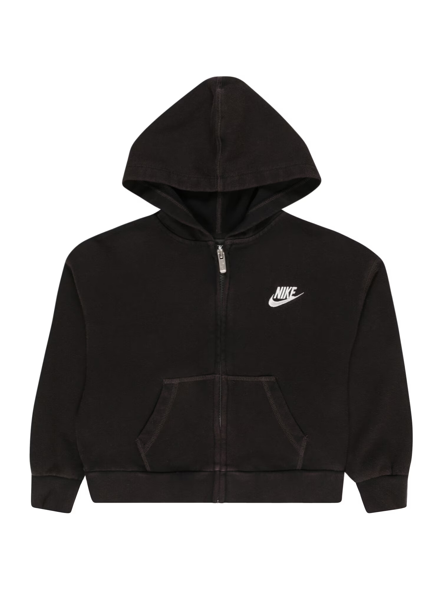 Nike Sportswear Ζακέτα φούτερ μαύρο / λευκό - Pepit.gr