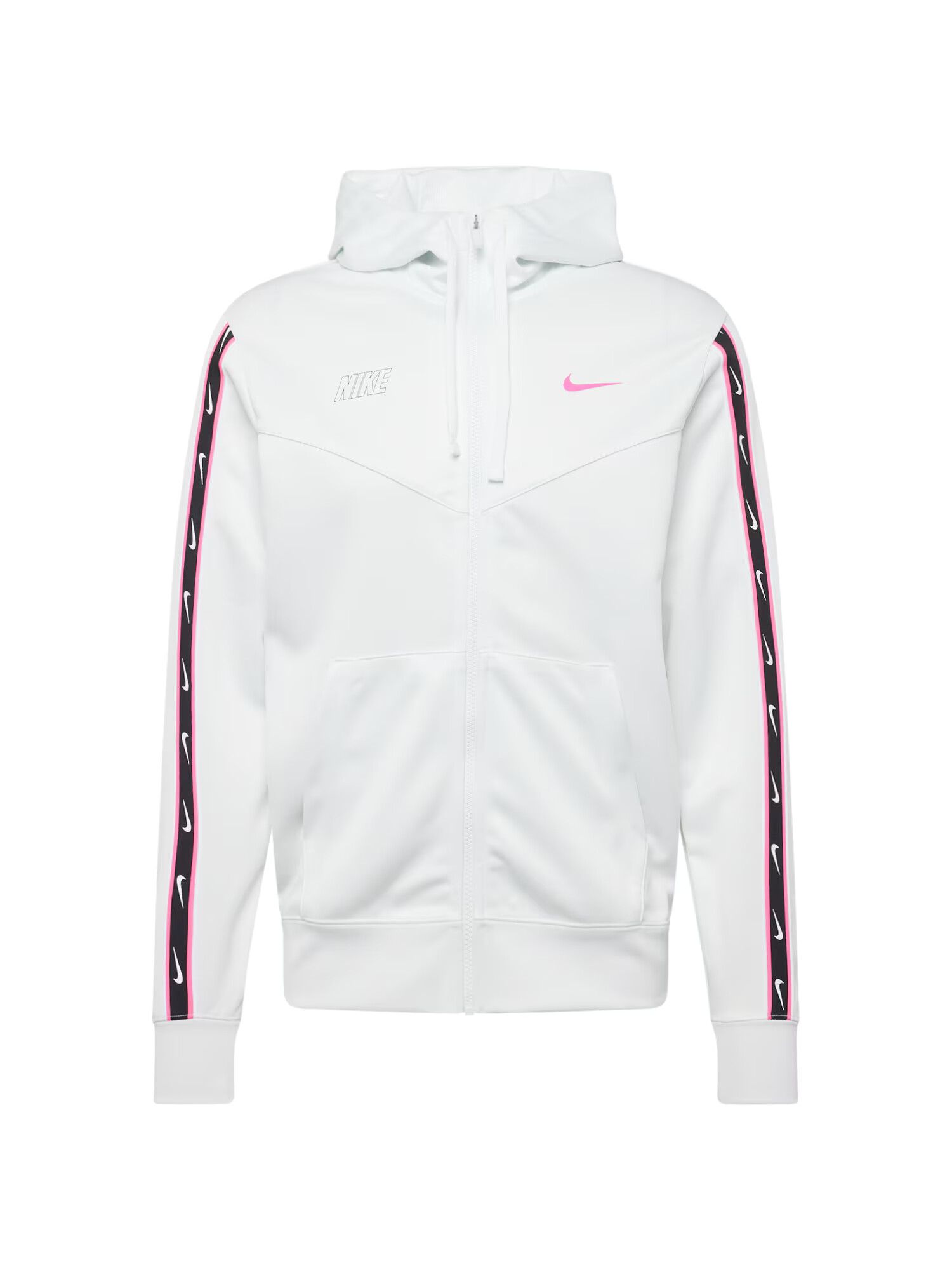 Nike Sportswear Ζακέτα φούτερ 'Repeat' λιλά / μαύρο / λευκό - Pepit.gr