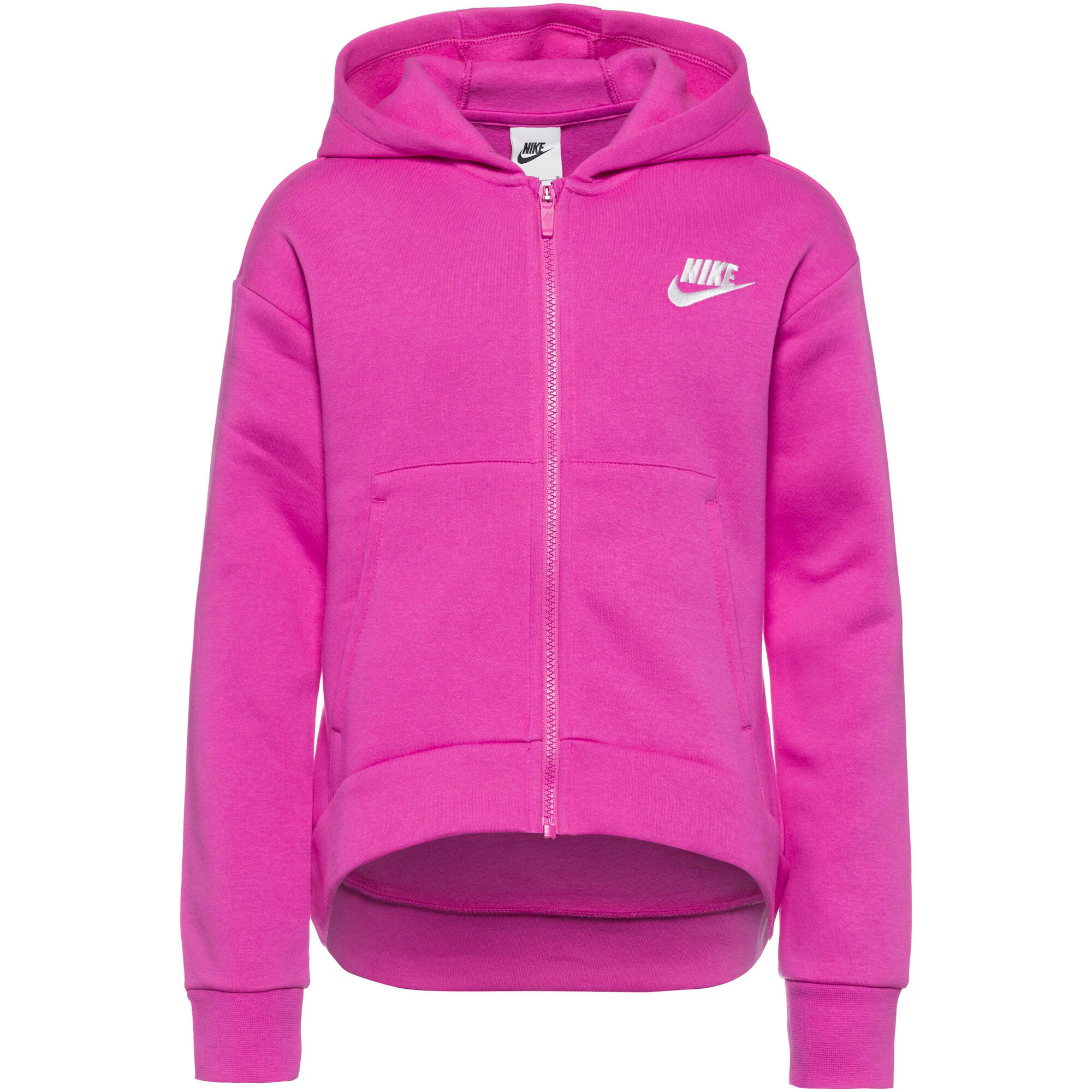 Nike Sportswear Ζακέτα φούτερ ροζ / λευκό - Pepit.gr