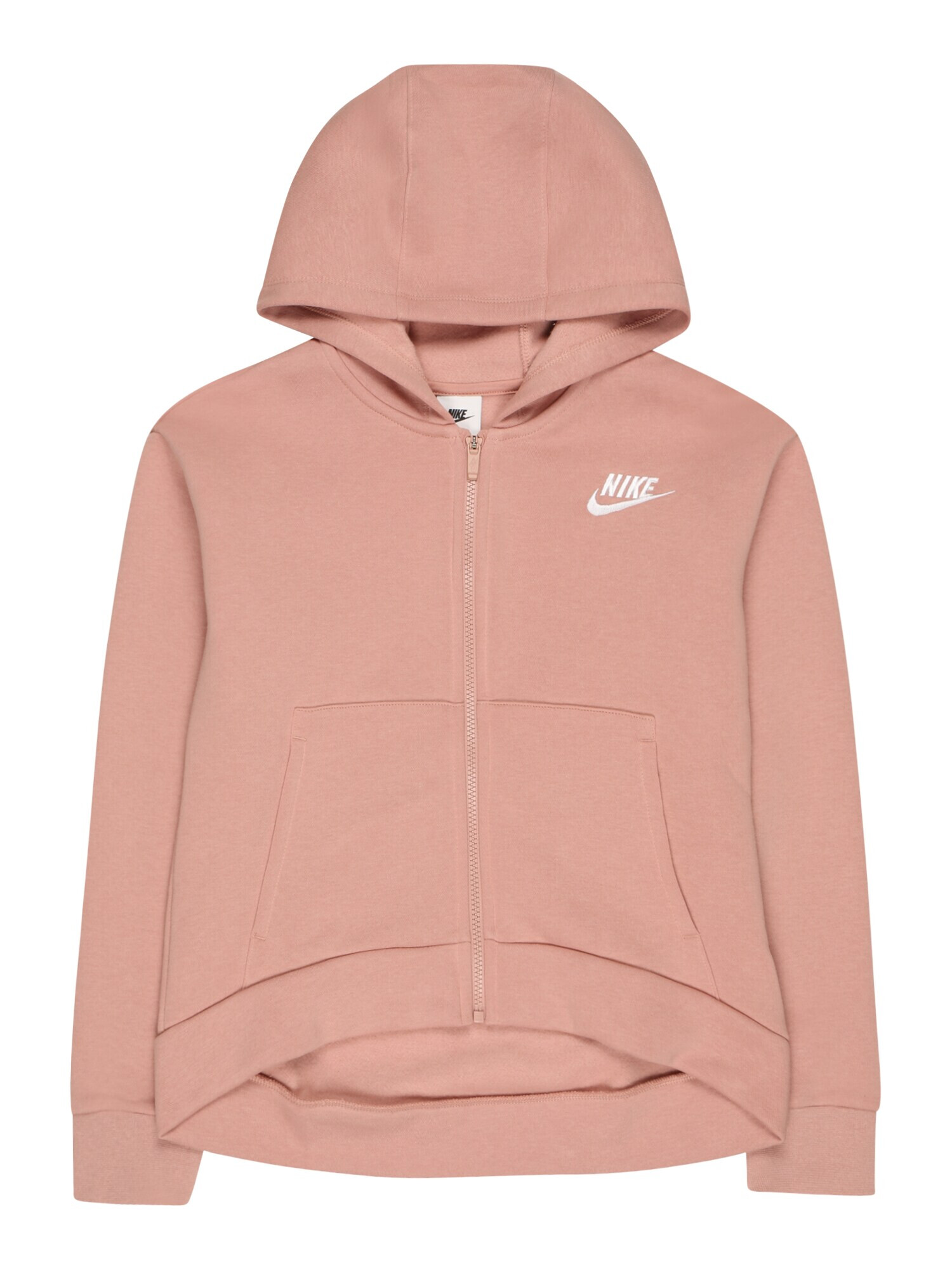 Nike Sportswear Ζακέτα φούτερ σάπιο μήλο / λευκό - Pepit.gr