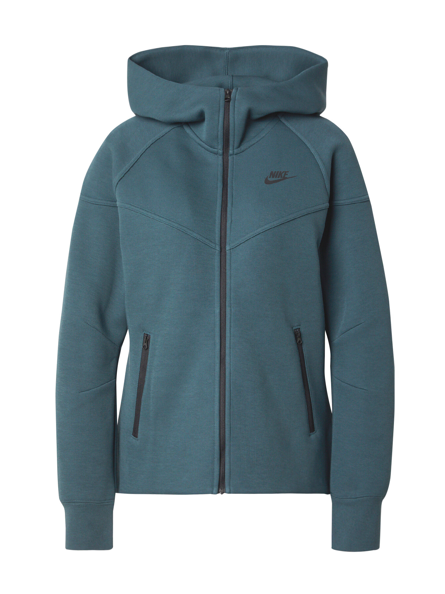 Nike Sportswear Ζακέτα φούτερ 'TECH FLEECE' σκούρο πράσινο / μαύρο - Pepit.gr