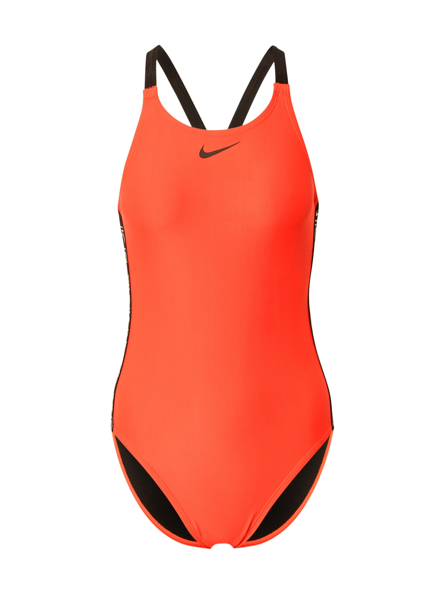 Nike Swim Αθλητικό ολόσωμο μαγιό πορτοκαλί / μαύρο - Pepit.gr