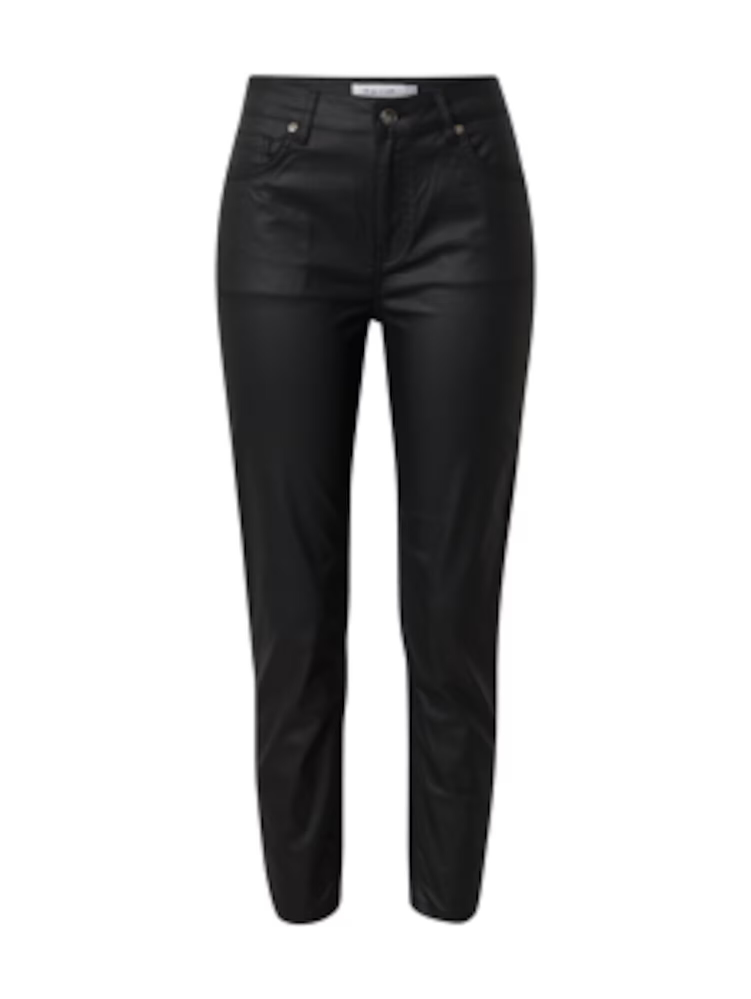 NU-IN Τζιν 'High Rise Coated Skinny Jeans' μαύρο - Pepit.gr