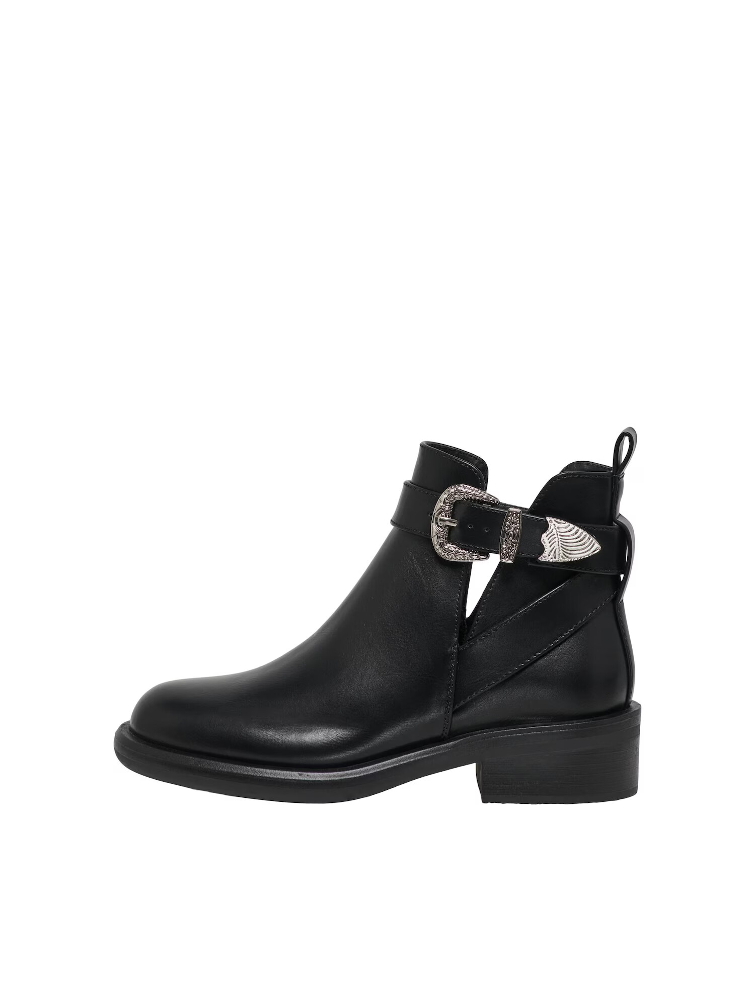 ONLY Ankle boots 'BLOOM-5' μαύρο - Pepit.gr