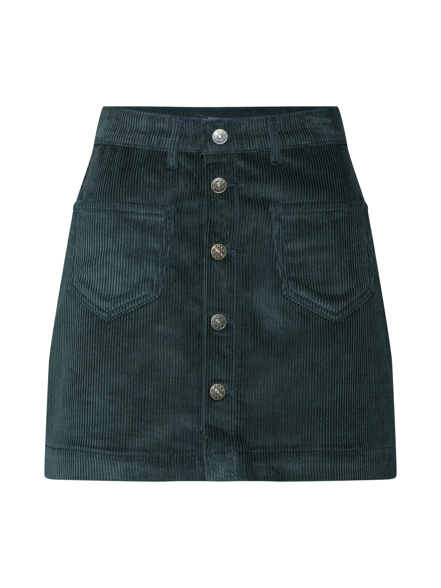 ONLY Φούστα 'onlAMAZING HW CORDUROY SKIRT PNT' σκούρο πράσινο - Pepit.gr