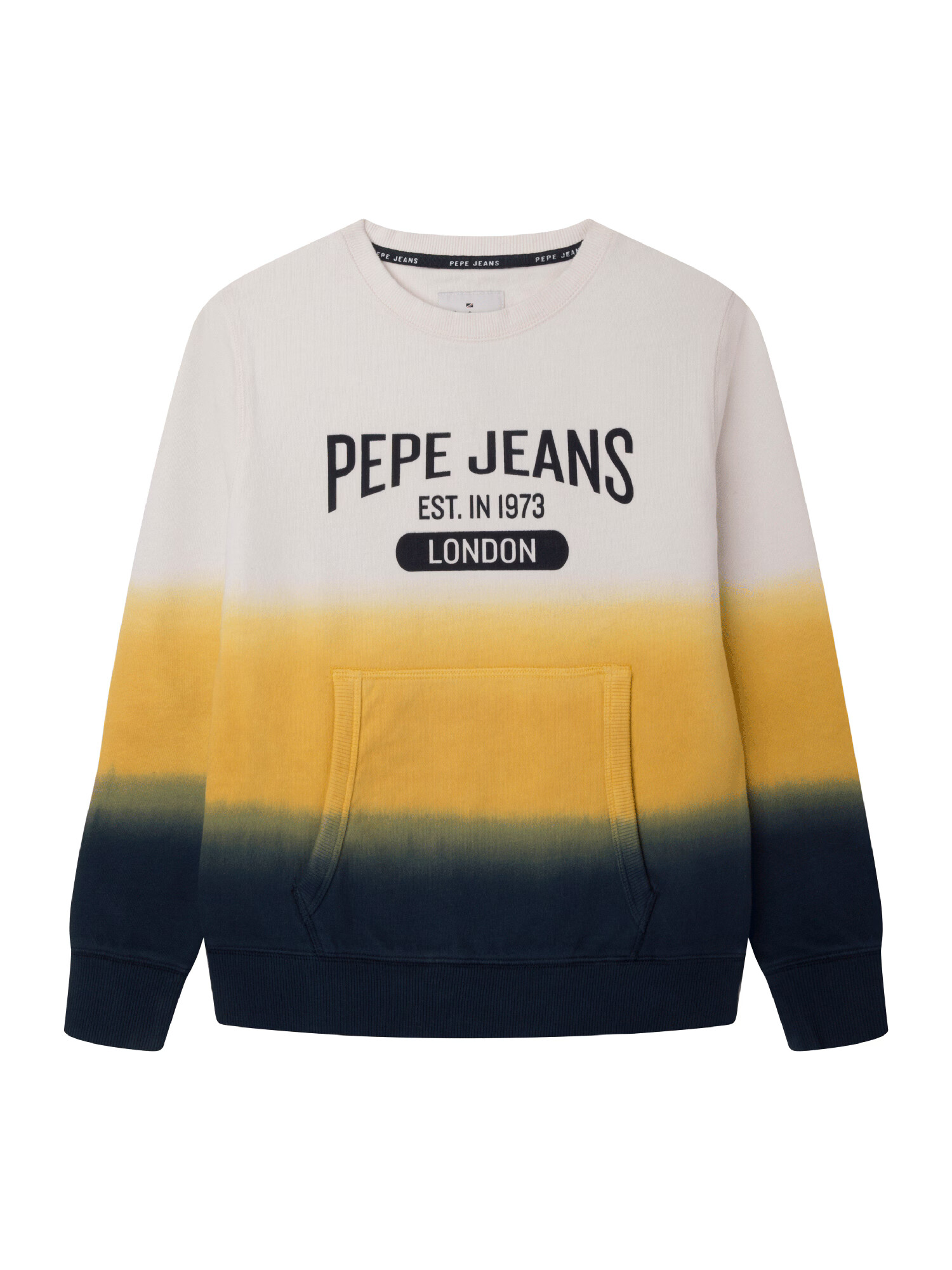 Pepe Jeans Μπλούζα φούτερ 'ORRICK' ελεφαντόδοντο / ναυτικό μπλε / χρυσοκίτρινο - Pepit.gr