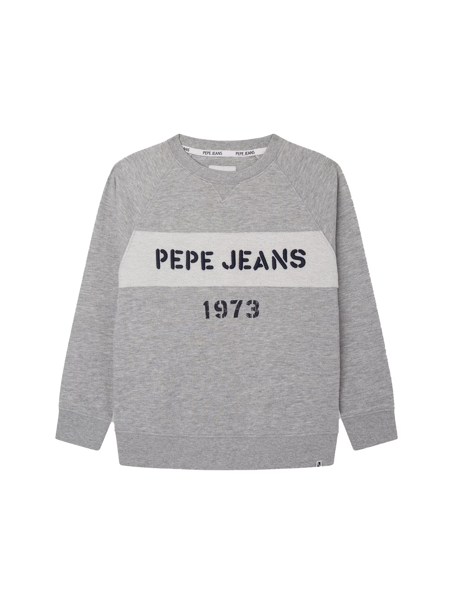 Pepe Jeans Μπλούζα φούτερ 'Orson' γκρι / μαύρο / offwhite - Pepit.gr