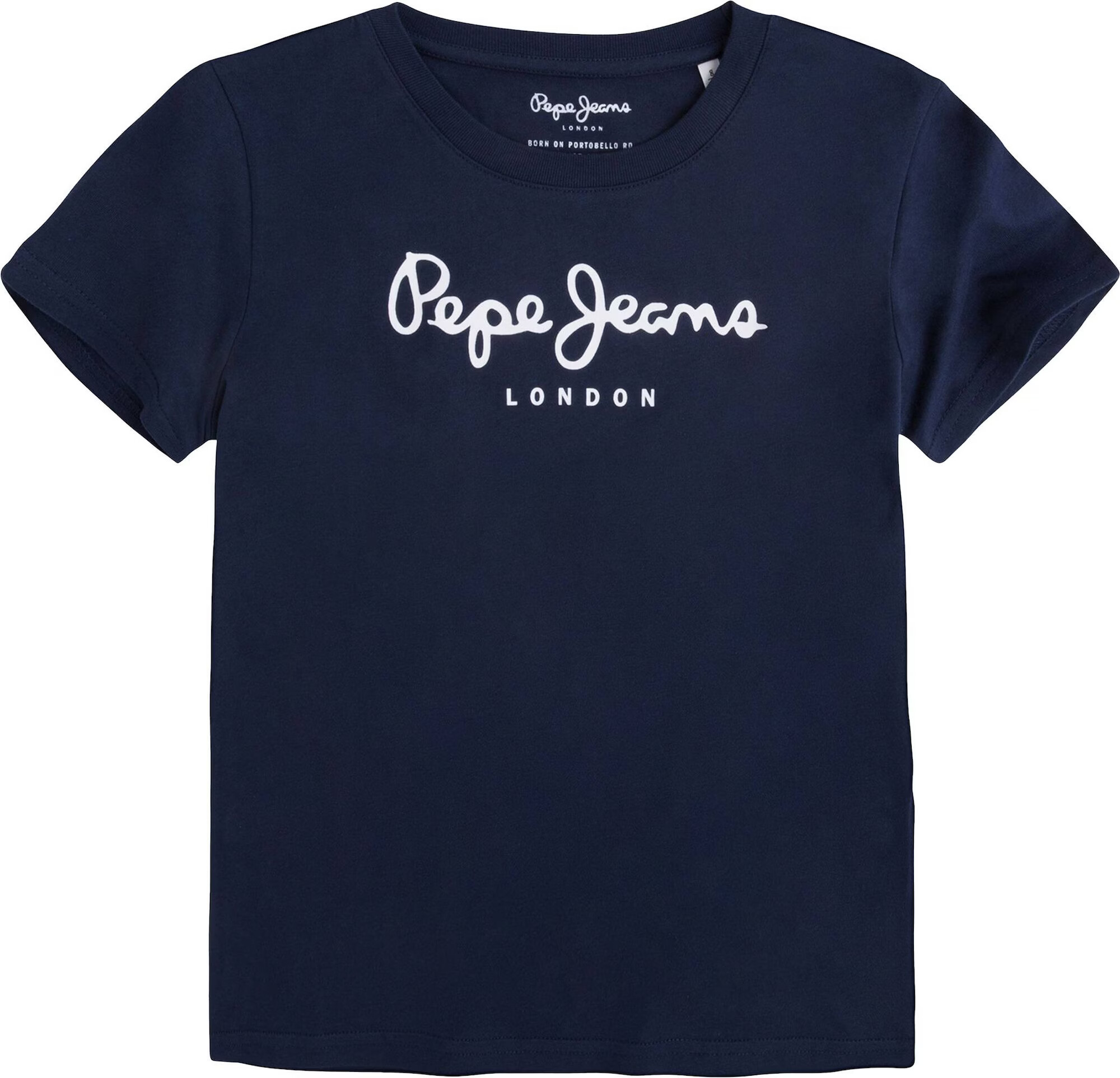 Pepe Jeans Μπλουζάκι 'Art' σκούρο μπλε / λευκό - Pepit.gr