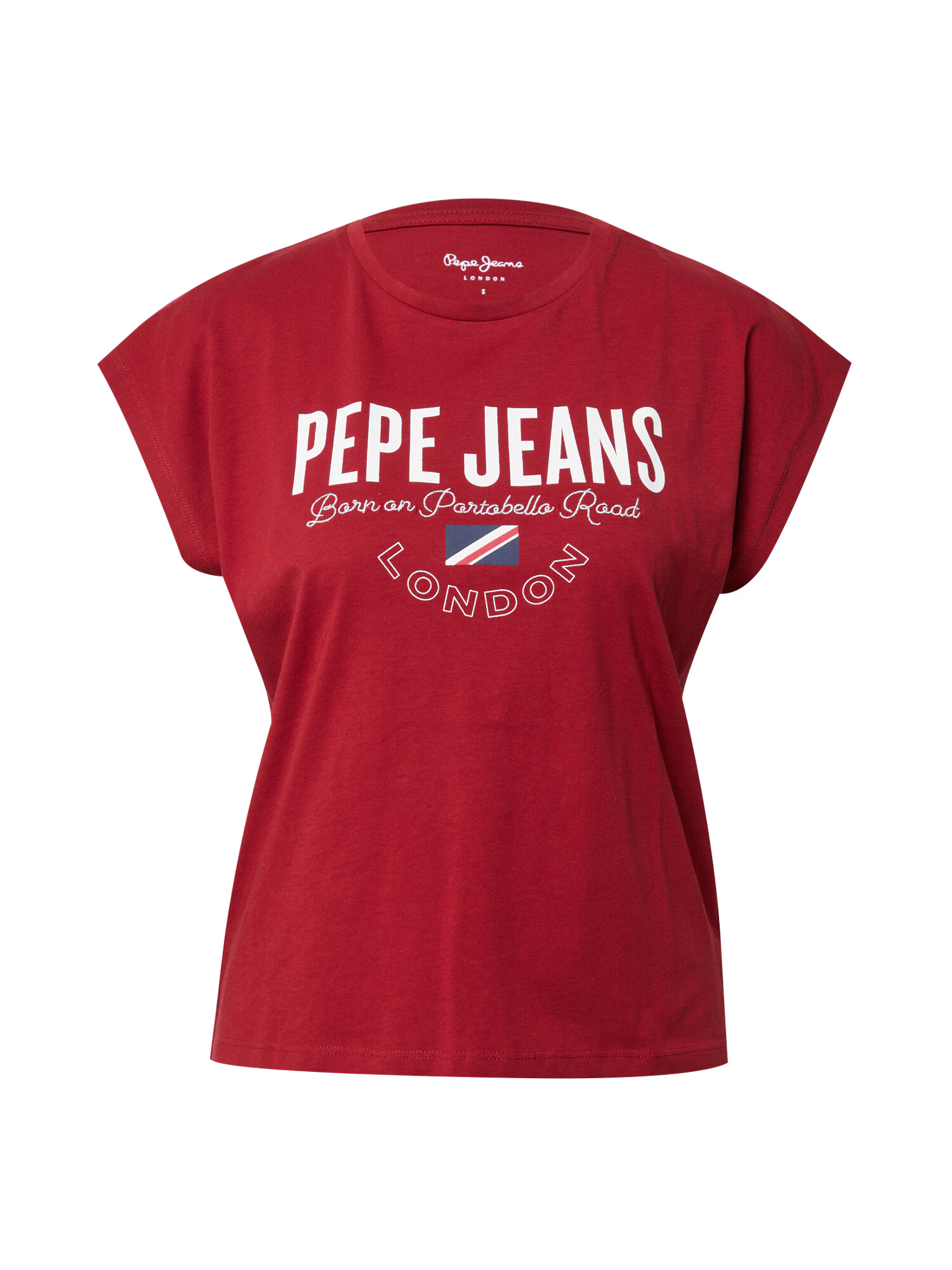 Pepe Jeans Μπλουζάκι 'PARKER' ναυτικό μπλε / κόκκινο φωτιάς / λευκό - Pepit.gr