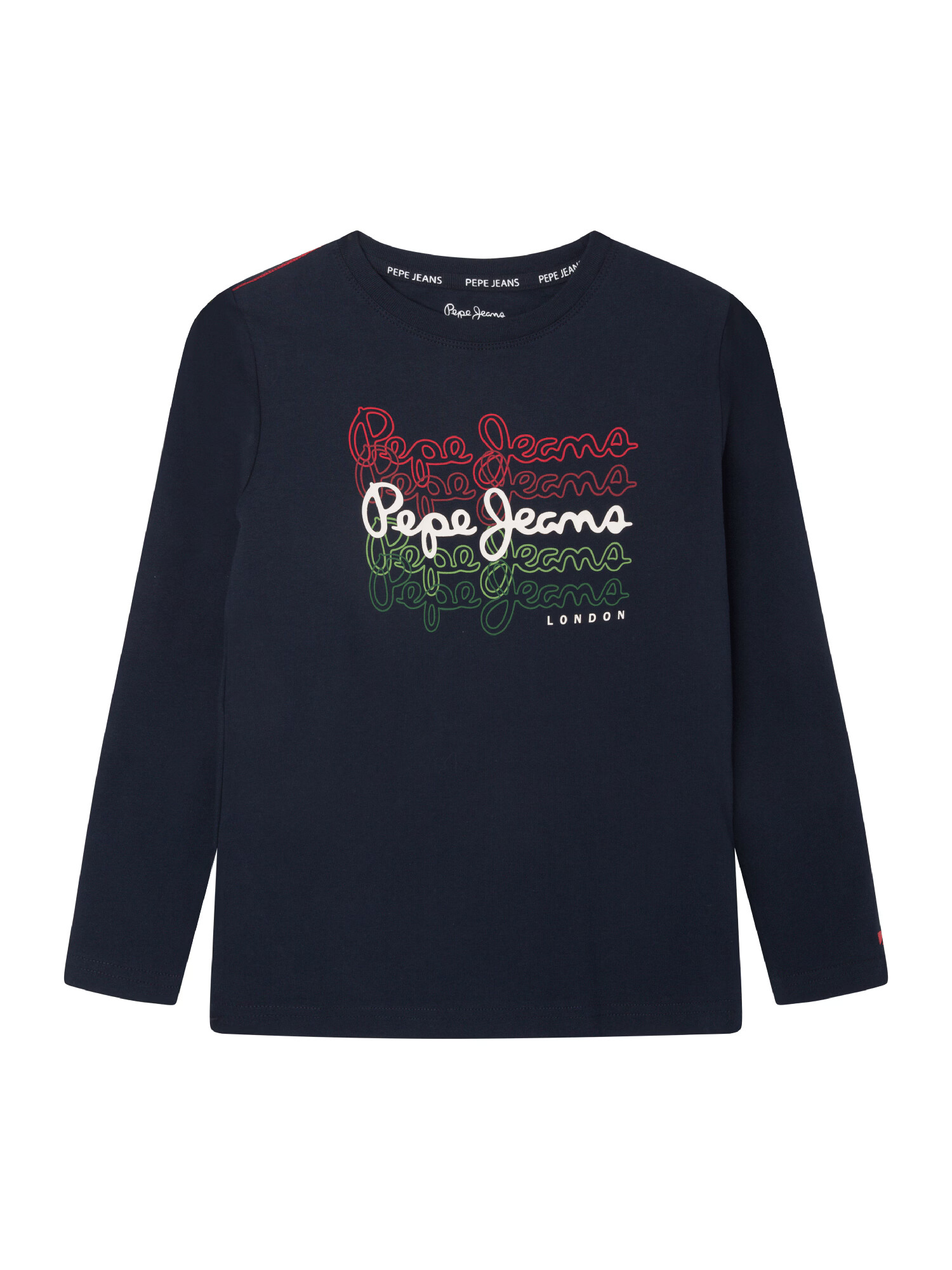 Pepe Jeans Μπλουζάκι 'Ramone' σκούρο μπλε / μοσχολέμονο / σκούρο πράσινο / λευκό - Pepit.gr