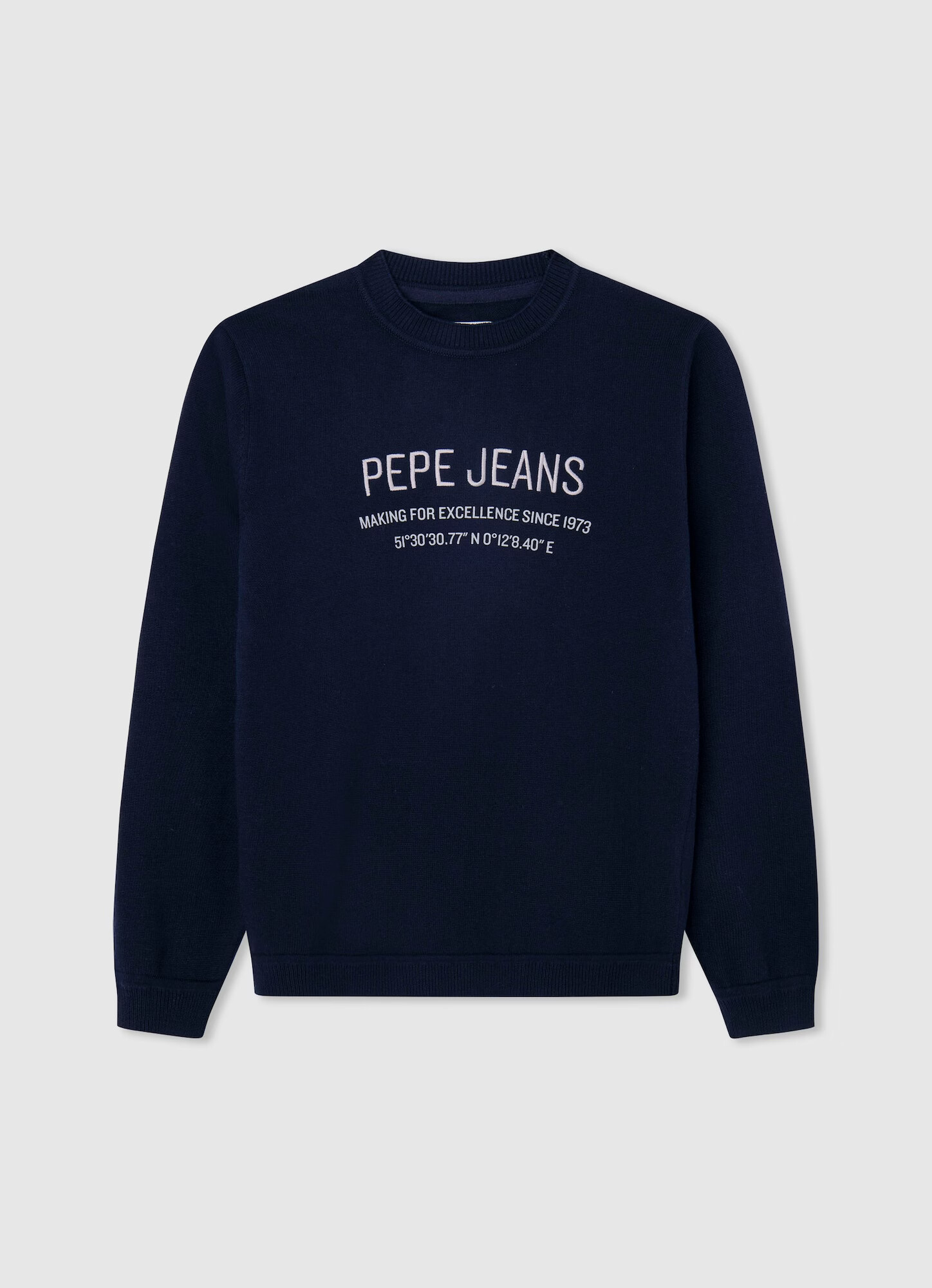 Pepe Jeans Πουλόβερ 'KEOPS' ναυτικό μπλε / λευκό - Pepit.gr