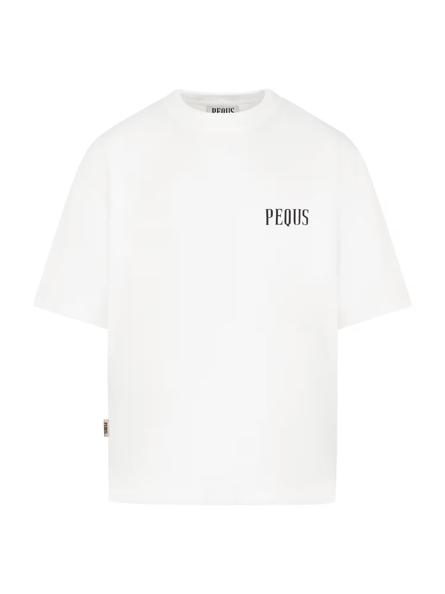 Pequs Μπλουζάκι μαύρο / offwhite - Pepit.gr