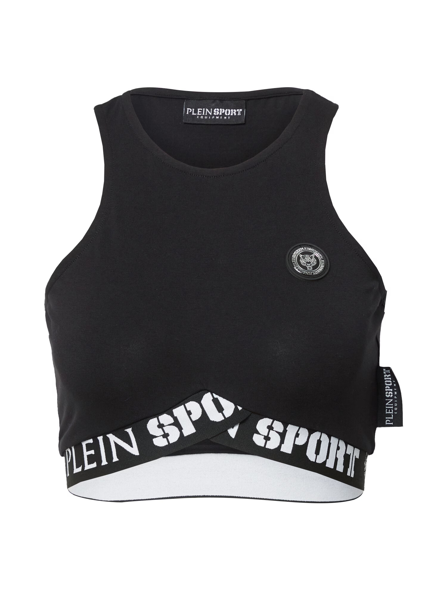 Plein Sport Τοπ μαύρο / offwhite - Pepit.gr