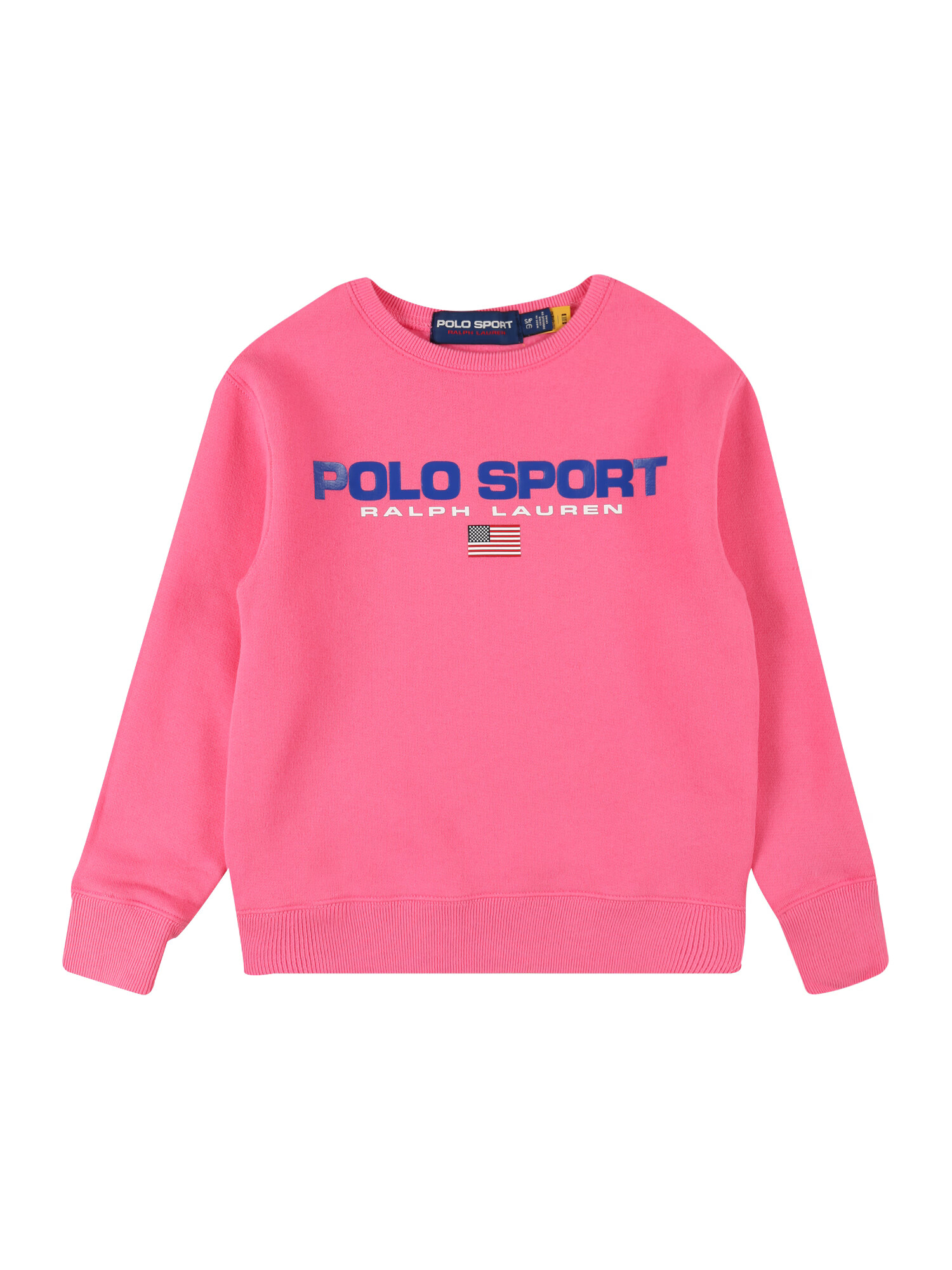 Polo Ralph Lauren Μπλούζα φούτερ μπλε μαρέν / ροζ / κόκκινο / λευκό - Pepit.gr