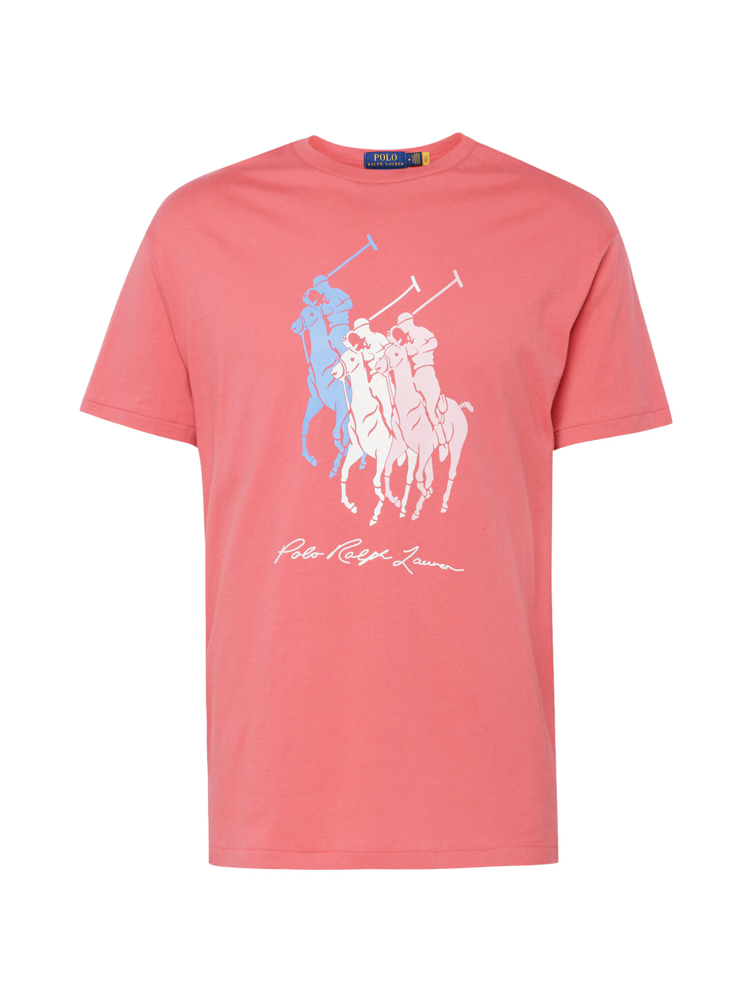 Polo Ralph Lauren Μπλουζάκι γαλάζιο / ρόδινο / κόκκινο παστέλ / λευκό - Pepit.gr