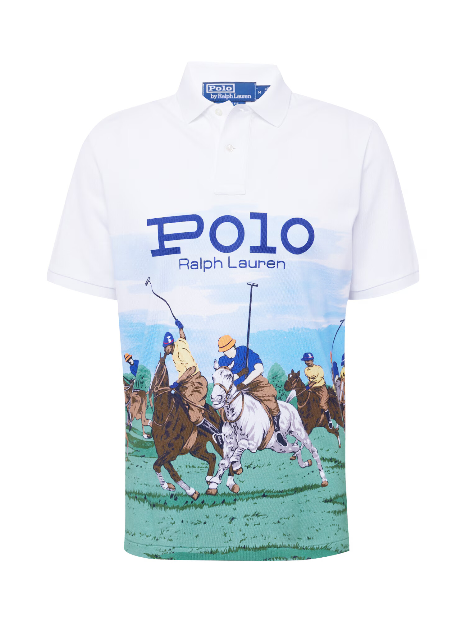 Polo Ralph Lauren Μπλουζάκι μπλε / καφέ / πράσινο / λευκό - Pepit.gr