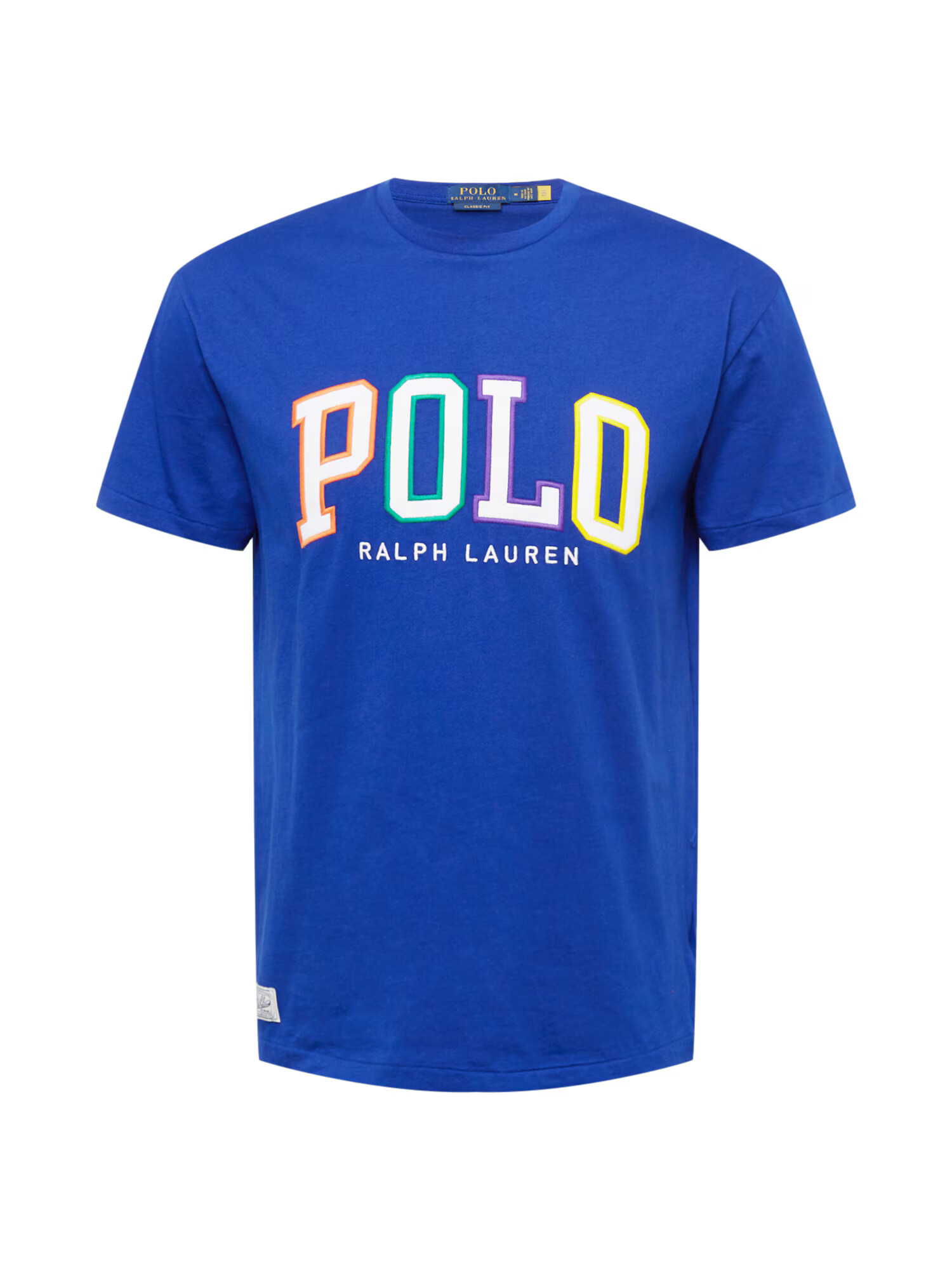 Polo Ralph Lauren Μπλουζάκι μπλε ρουά / γαλάζιο / κίτρινο παστέλ / λευκό - Pepit.gr