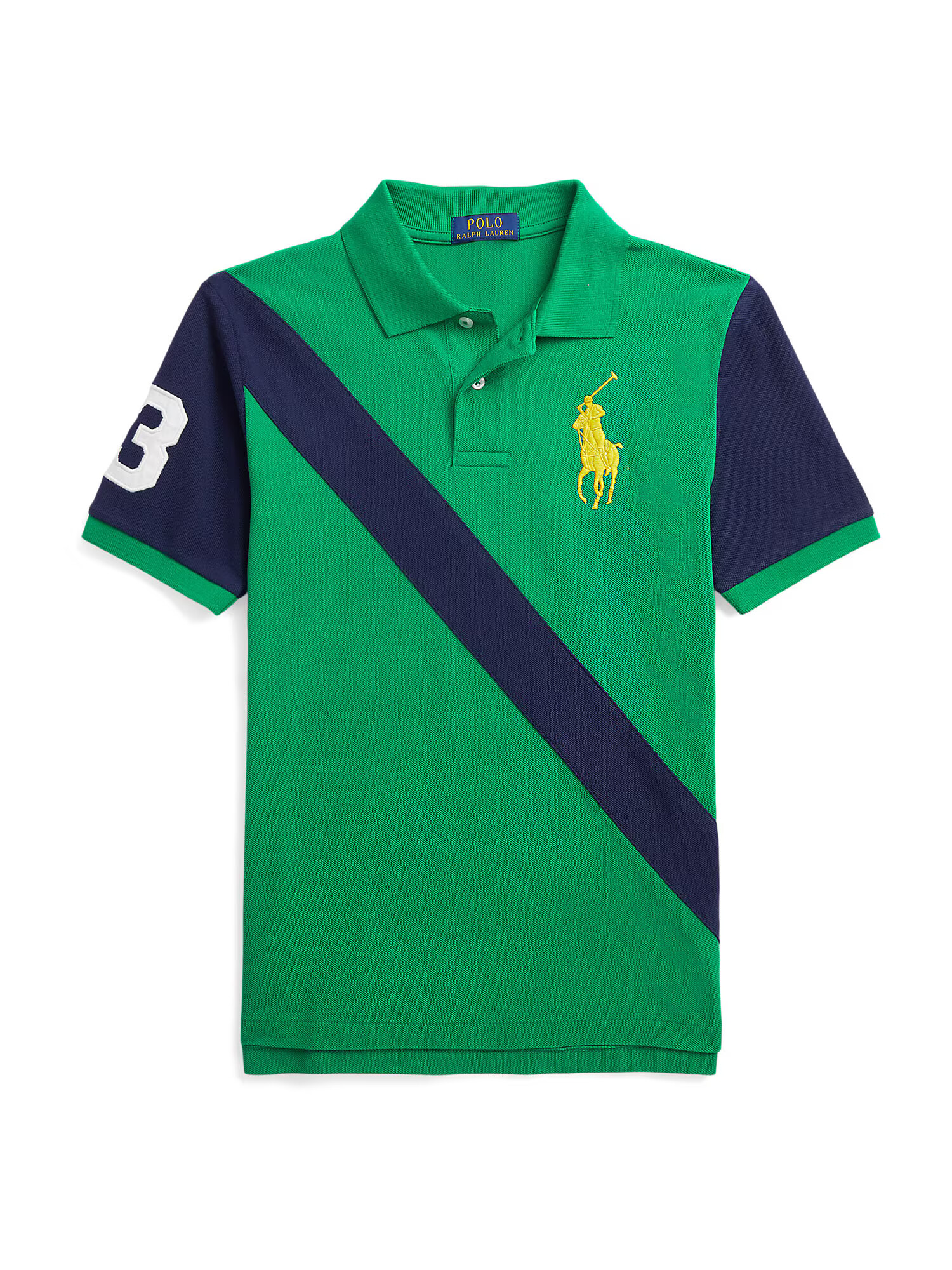 Polo Ralph Lauren Μπλουζάκι ναυτικό μπλε / κίτρινο / πράσινο / λευκό - Pepit.gr