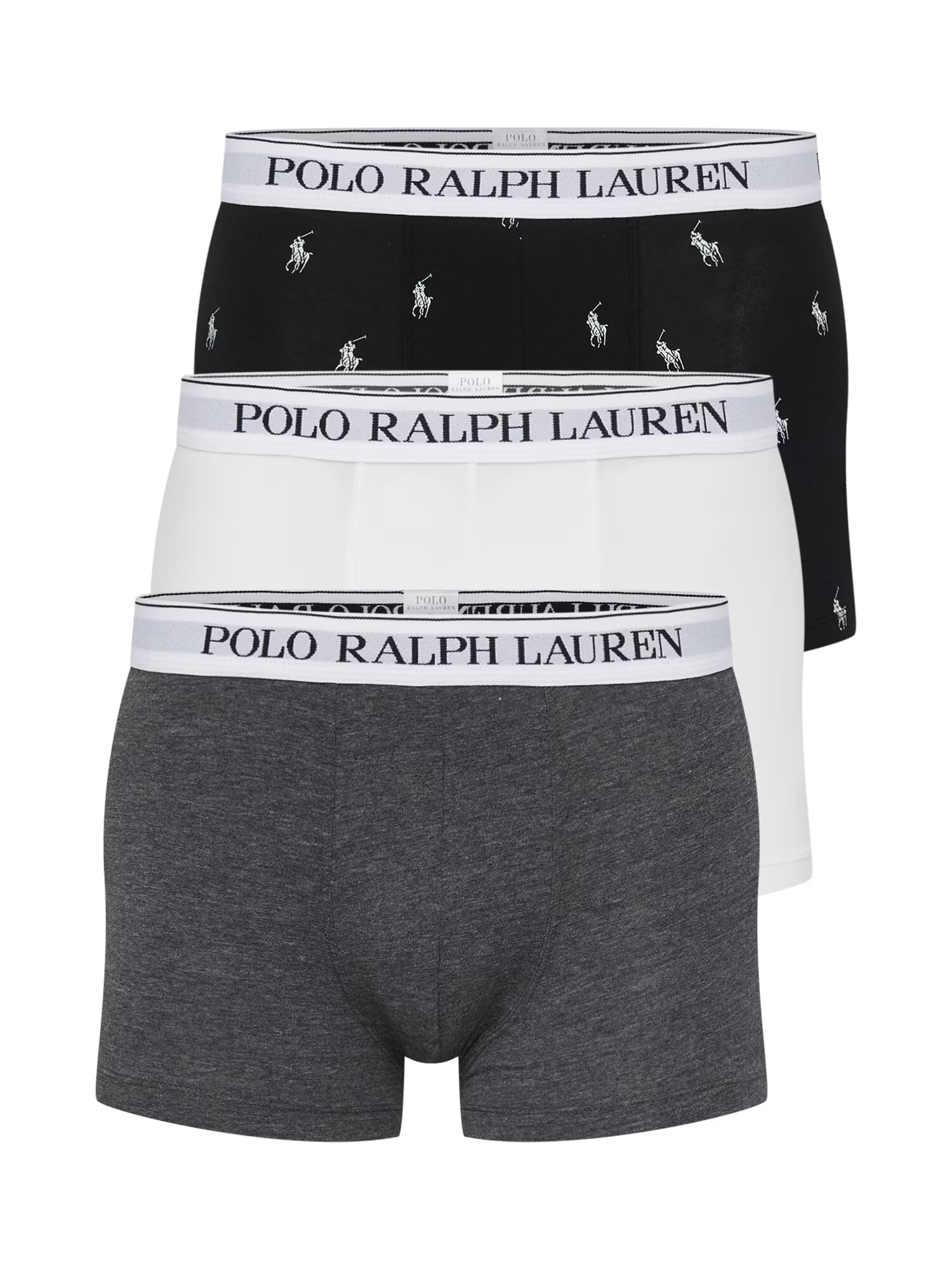 Polo Ralph Lauren Μποξεράκι 'Classic' σκούρο γκρι / μαύρο / λευκό - Pepit.gr