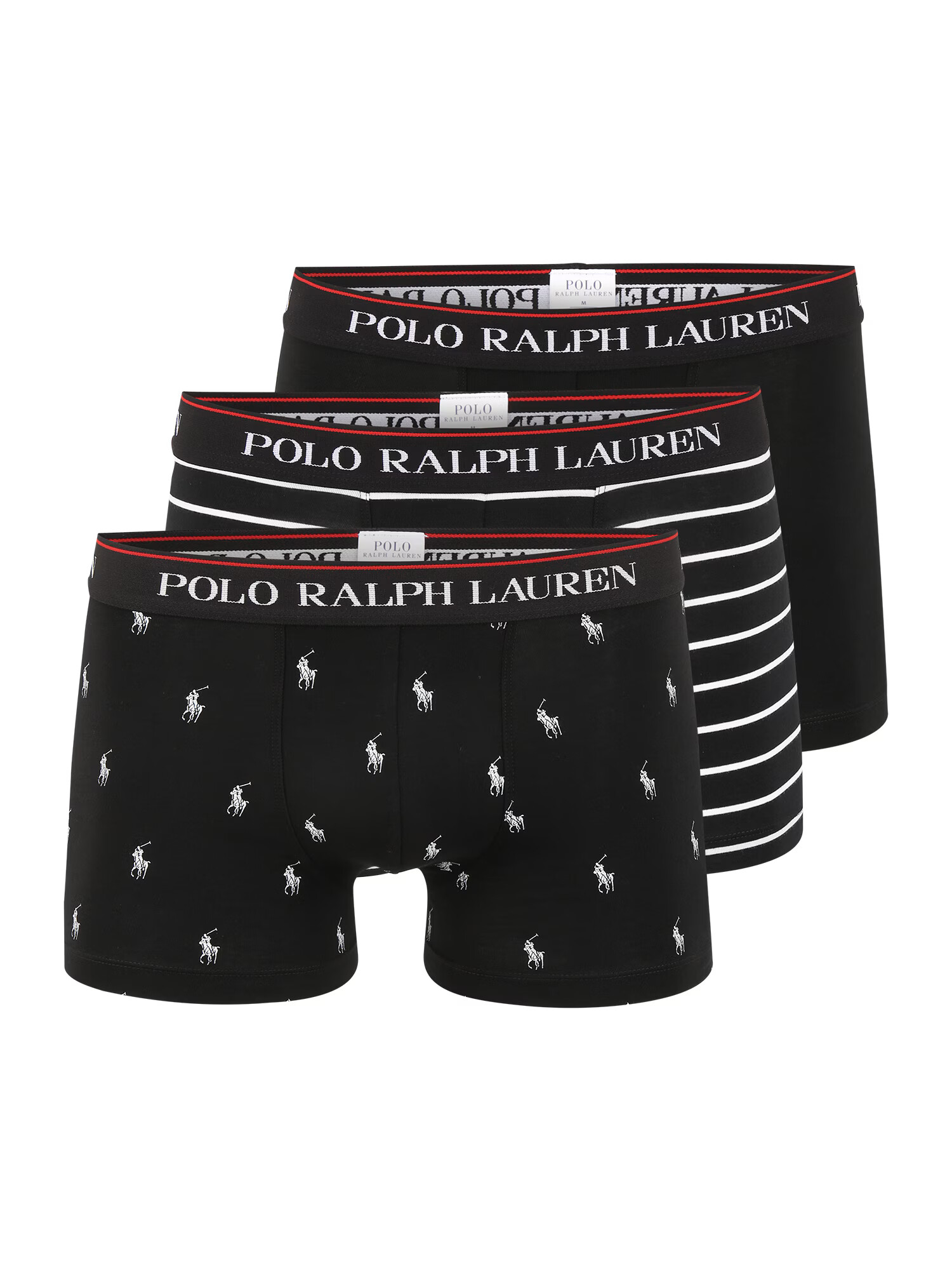 Polo Ralph Lauren Μποξεράκι 'Classic' κόκκινο / μαύρο / λευκό - Pepit.gr