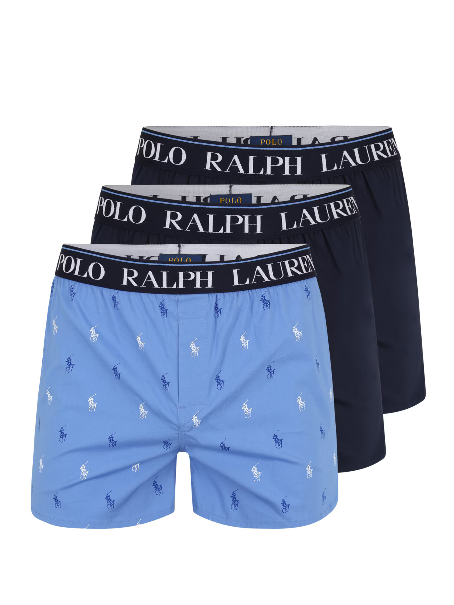 Polo Ralph Lauren Μποξεράκι μπλε / ναυτικό μπλε / γαλάζιο / λευκό - Pepit.gr