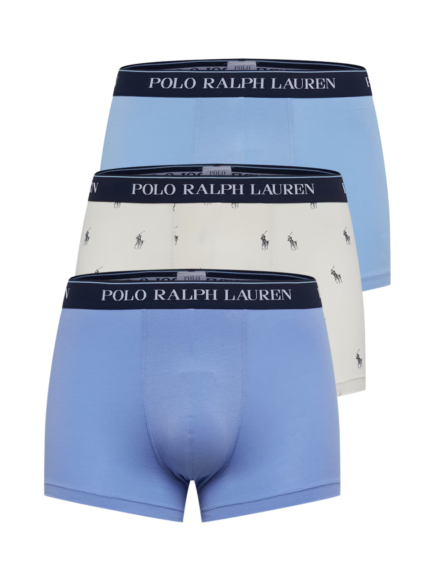 Polo Ralph Lauren Μποξεράκι ναυτικό μπλε / γαλάζιο / φυσικό λευκό - Pepit.gr